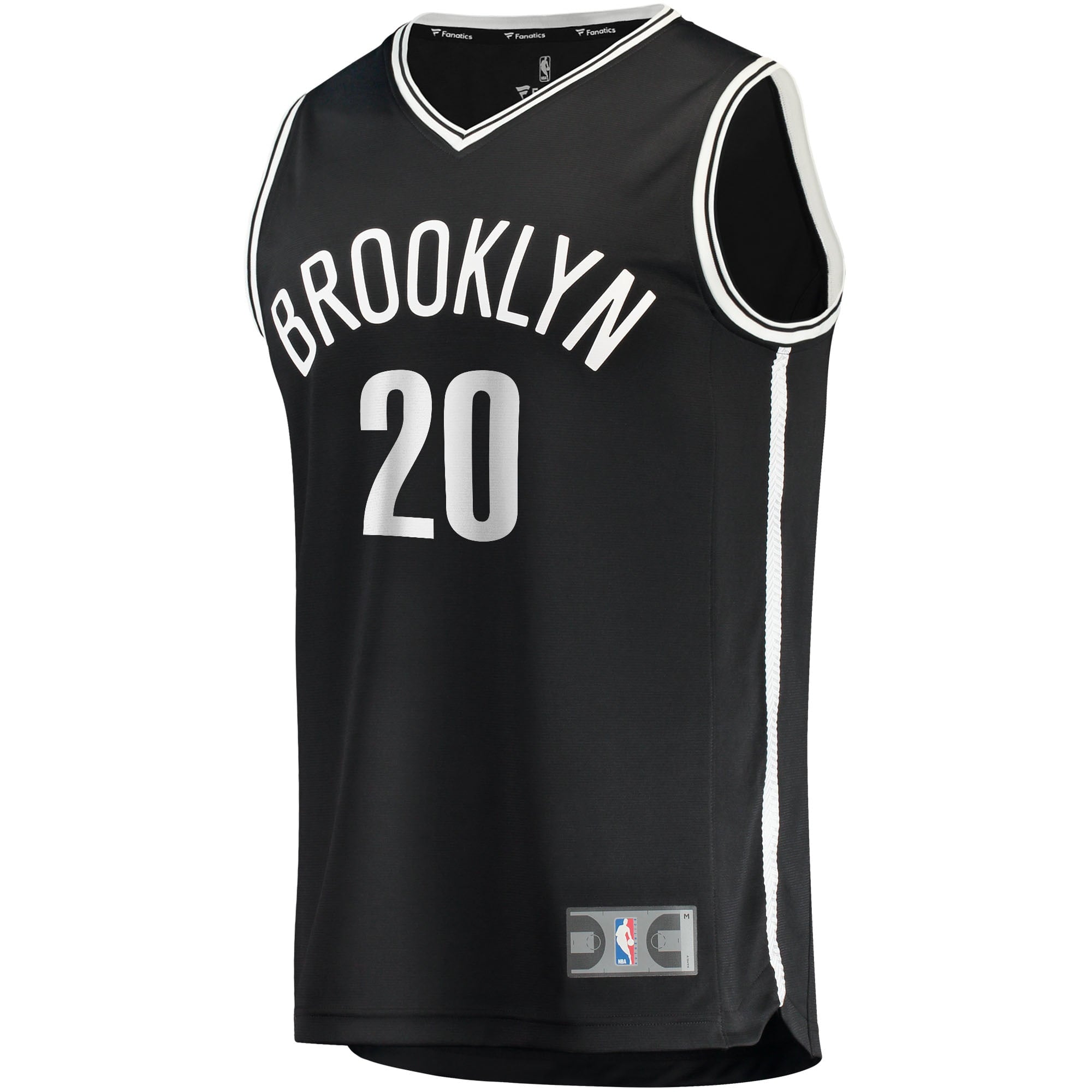 Men's Fanatics Branded Day'Ron Sharpe Black Brooklyn Nets 2021/22 Fast Break Replica Jersey - Icon Edition