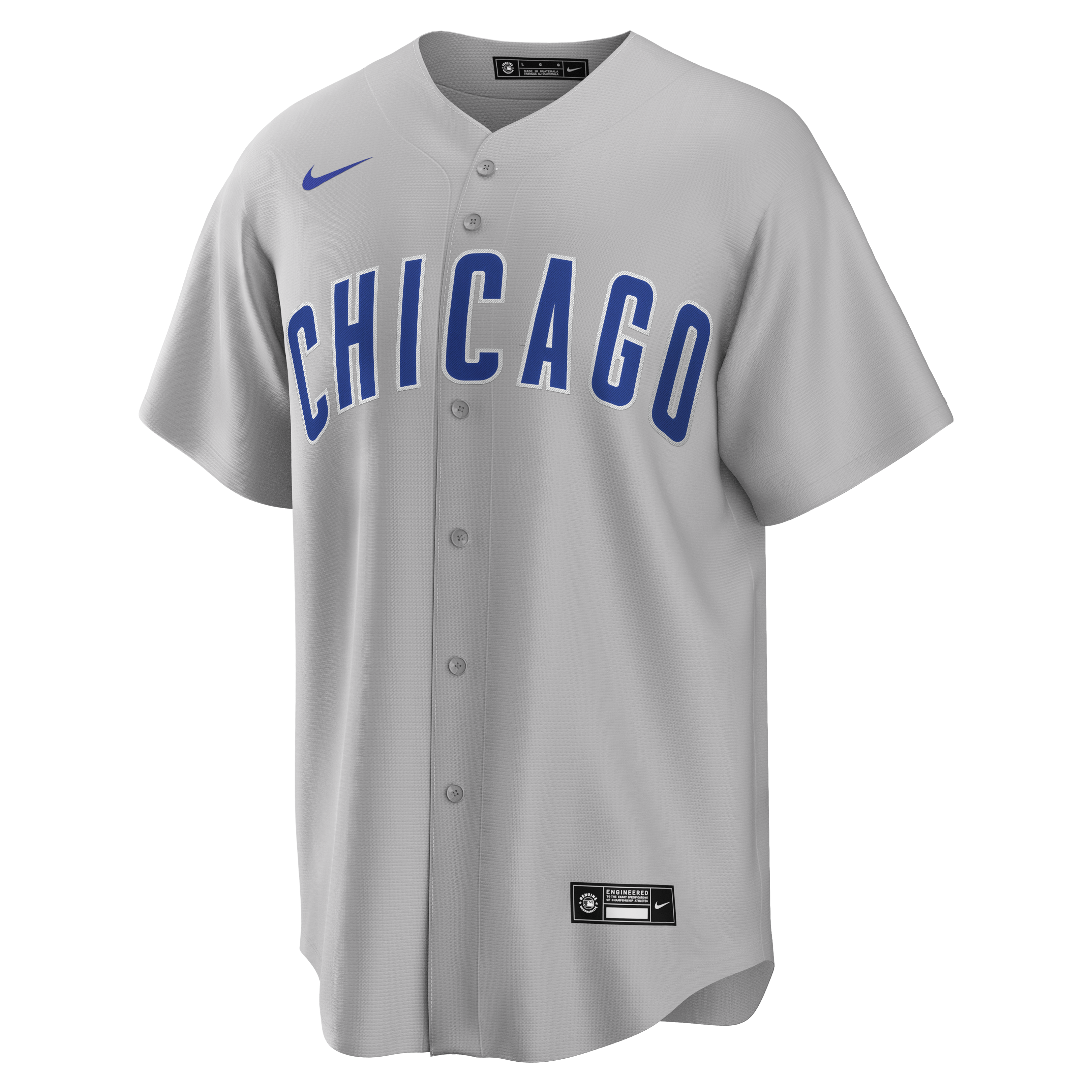 Chicago Cubs Nike Men's Gray Replica Road Jersey