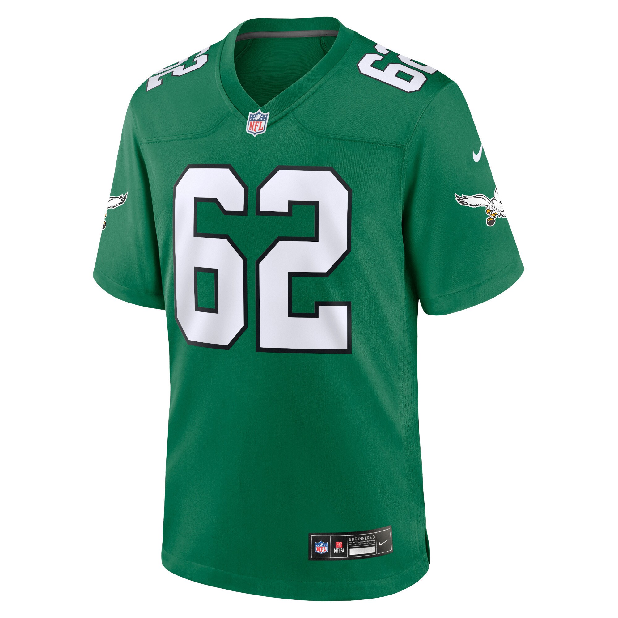 Jason Kelce Philadelphia Eagles Nike Youth Game Jersey - Kelly Green