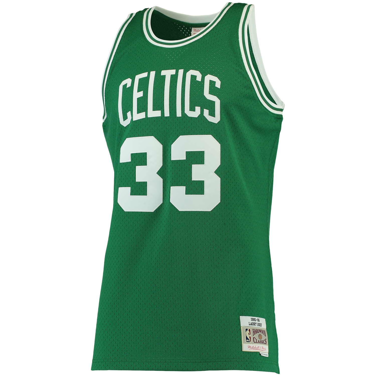 Larry Bird Boston Celtics Mitchell & Ness Big & Tall Hardwood Classics Jersey - Kelly Green