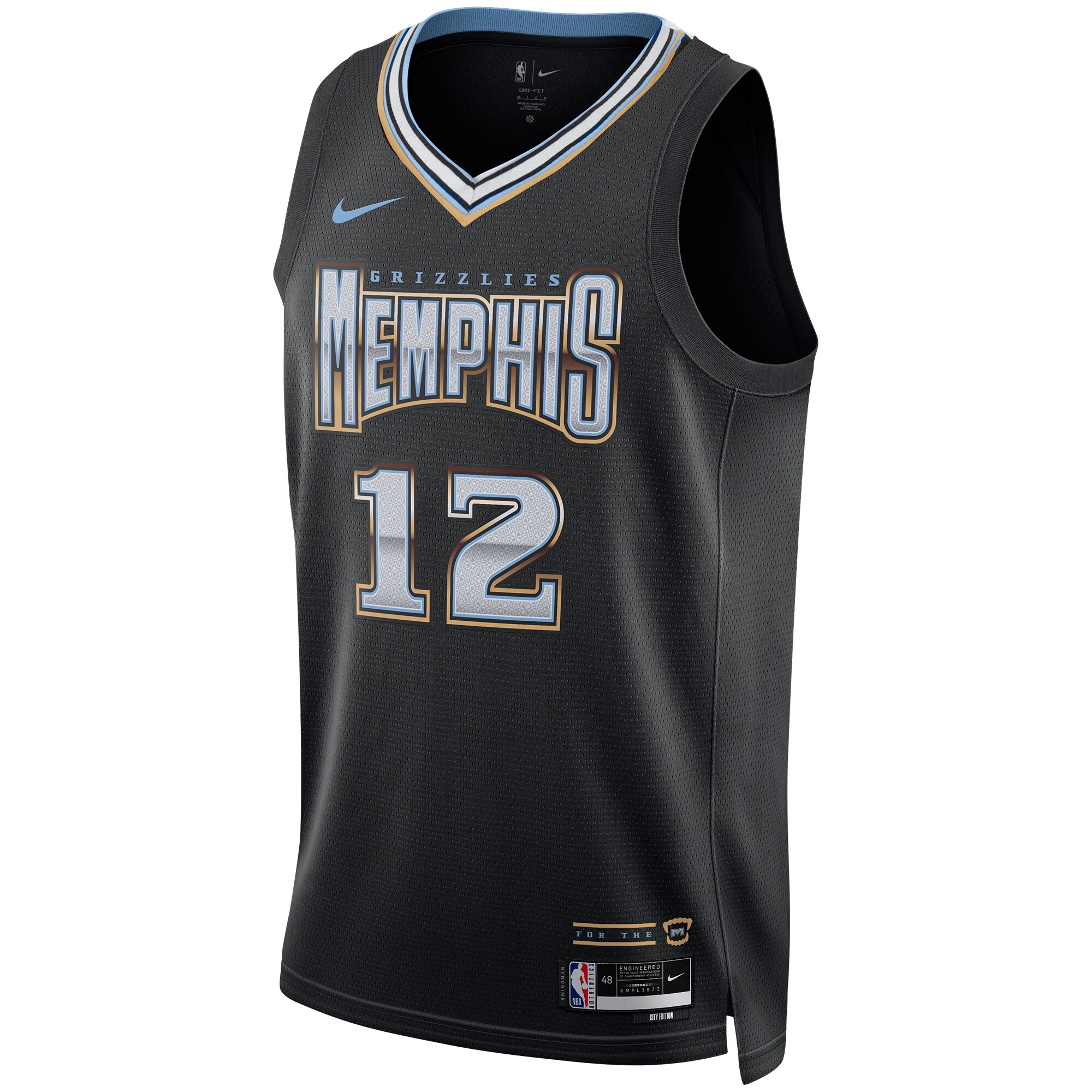 Ja Morant Memphis Grizzlies Nike Unisex 2022/23 Swingman Jersey - City Edition - Black