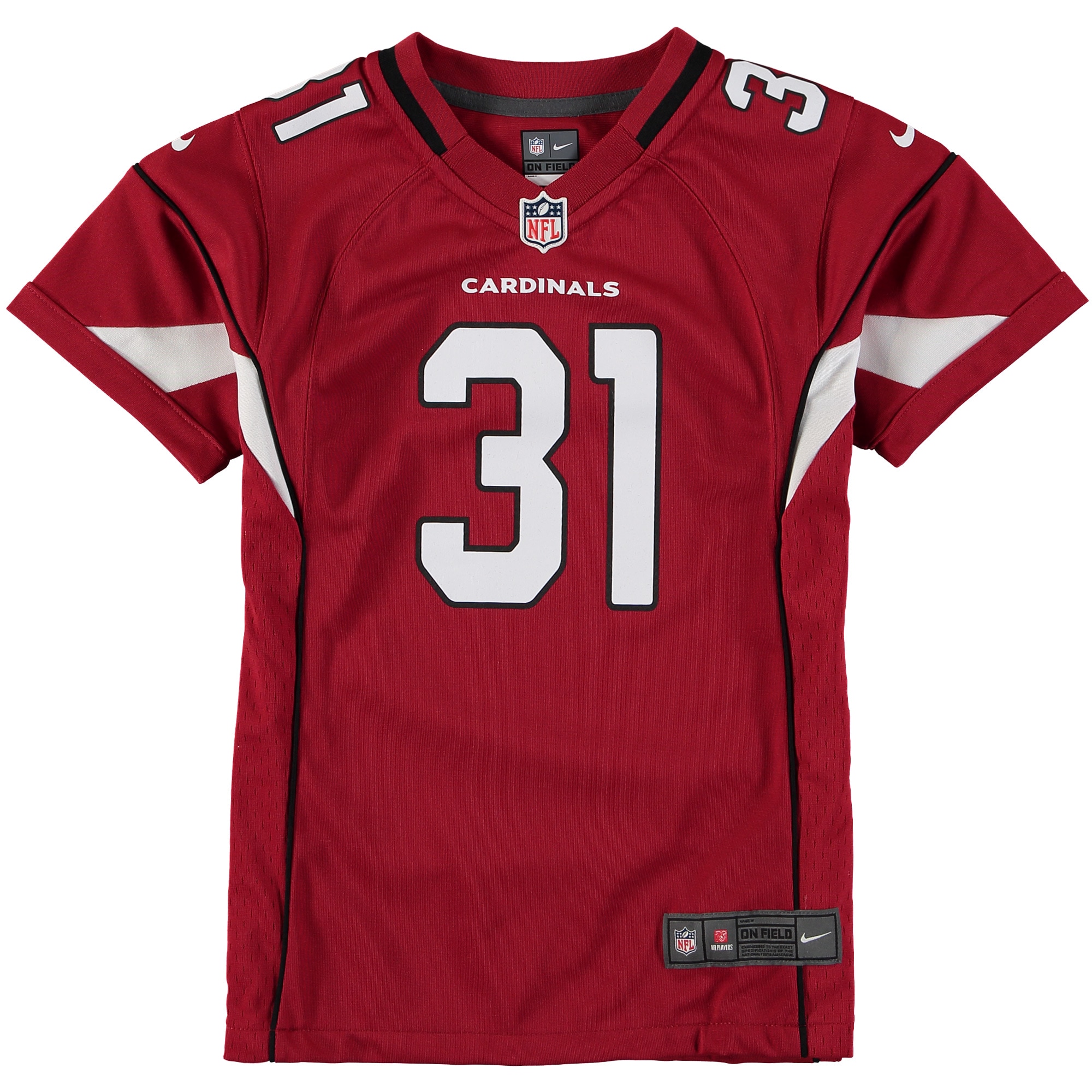 David Johnson Arizona Cardinals Nike Girls Youth Game Jersey - Cardinal