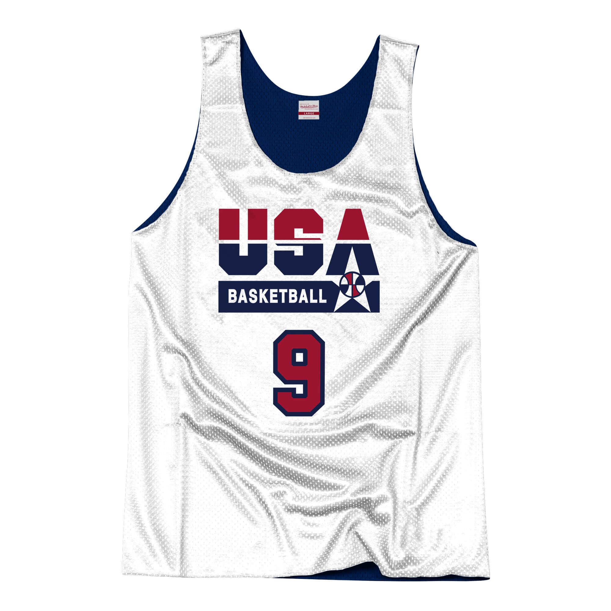 Authentic Reversible Practice Jersey Team USA 1992 Michael Jordans