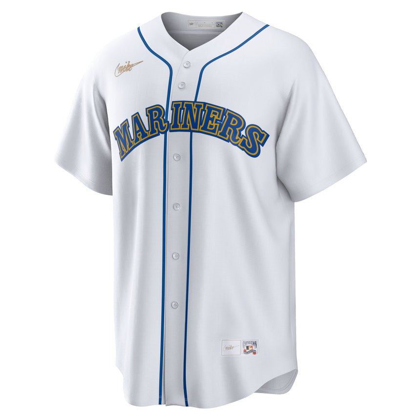 Men's Seattle Mariners Ken Griffey Jr. White Home Cooperstown Collection Player Jersey