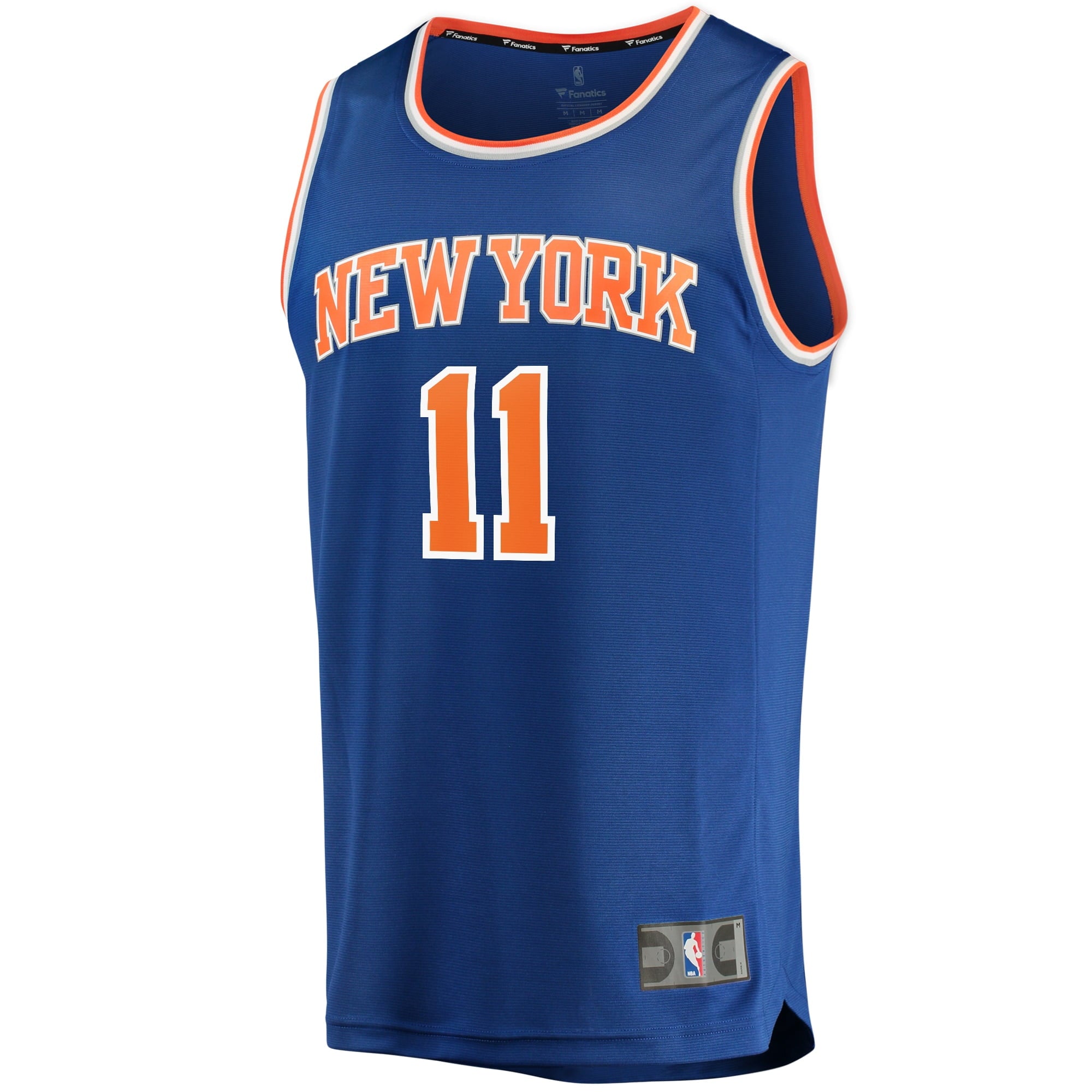 Men's Fanatics Branded Jalen Brunson Blue New York Knicks Fast Break Replica Jersey - Icon Edition