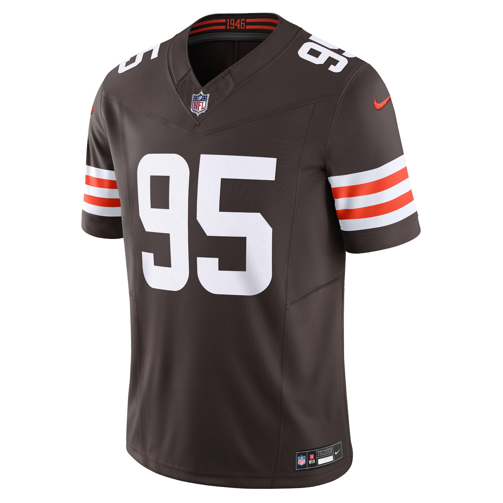 Men's Nike Myles Garrett Brown Cleveland Browns Vapor F.U.S.E. Limited Jersey