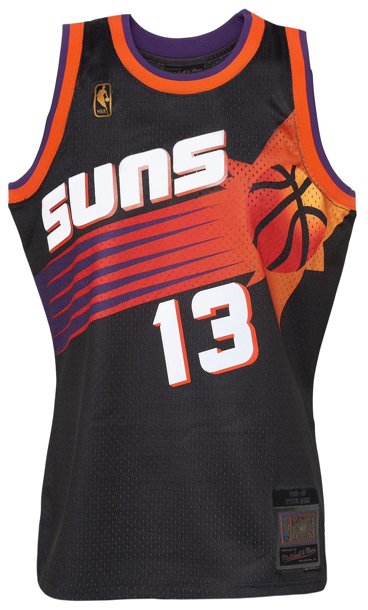 Men's  Mitchell & Ness Suns Swingman Jersey - Black