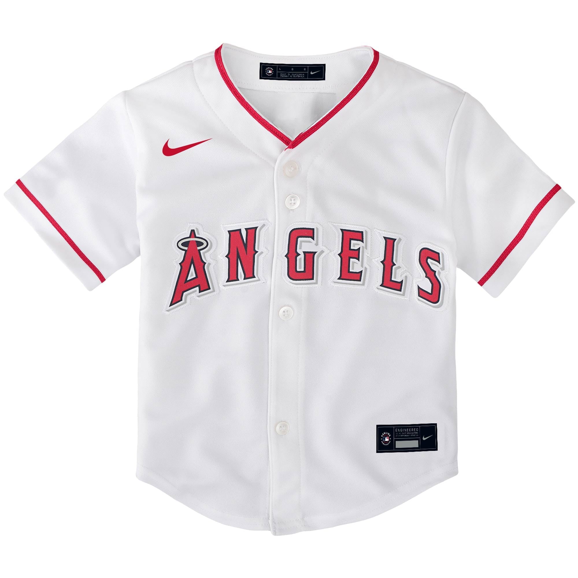 Toddler Nike Mike Trout White Los Angeles Angels Home Replica Player Jersey