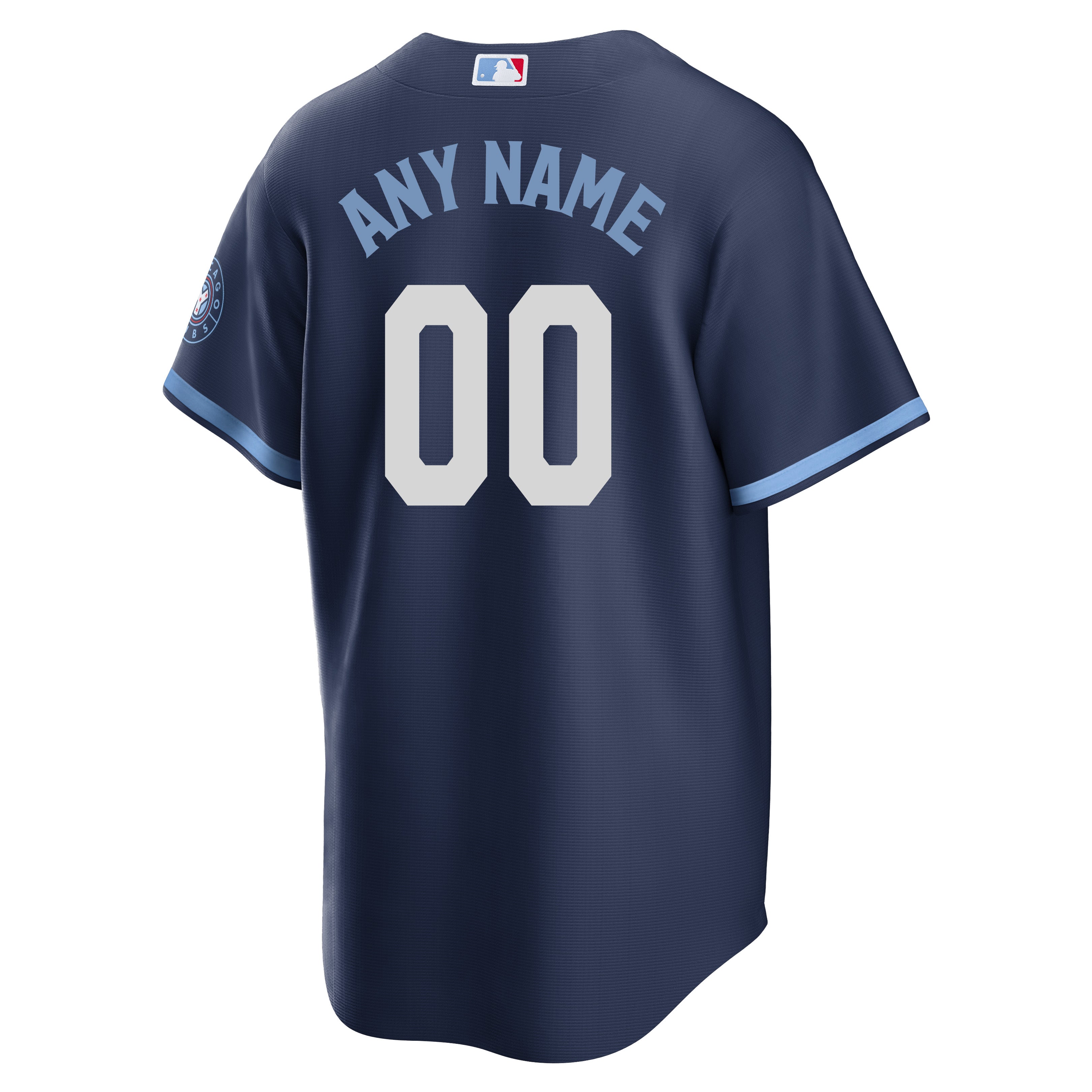 Custom Chicago Cubs City Connect Wrigleyville Nike Men's Replica Jersey