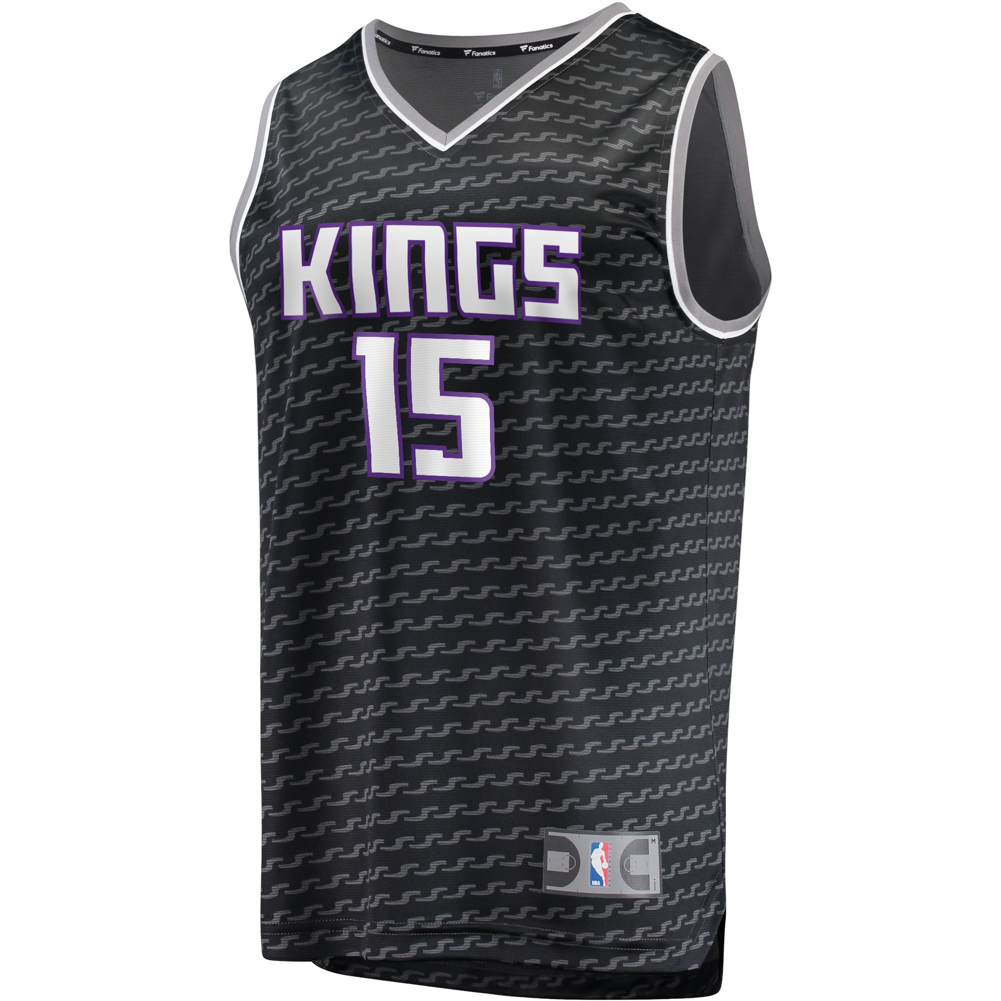 Davion Mitchell Sacramento Kings Fanatics Branded Fast Break Replica Player Jersey - Statement Edition - Black
