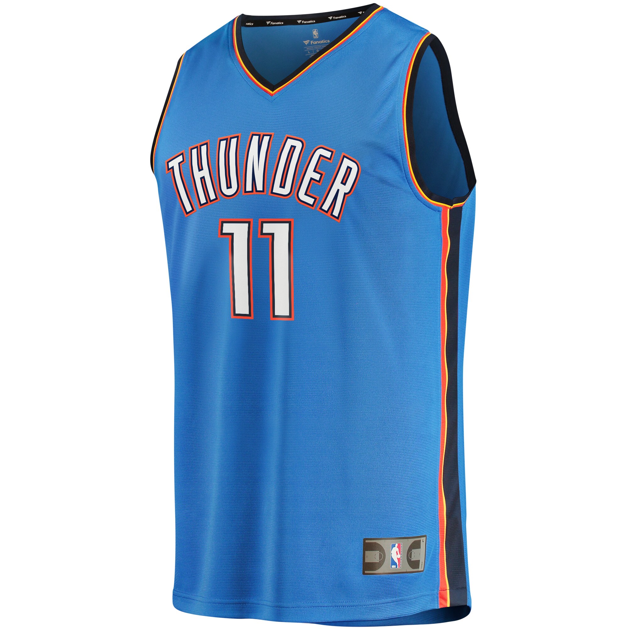 Isaiah Joe Oklahoma City Thunder Fanatics Branded Fast Break Player Jersey - Icon Edition - Blue