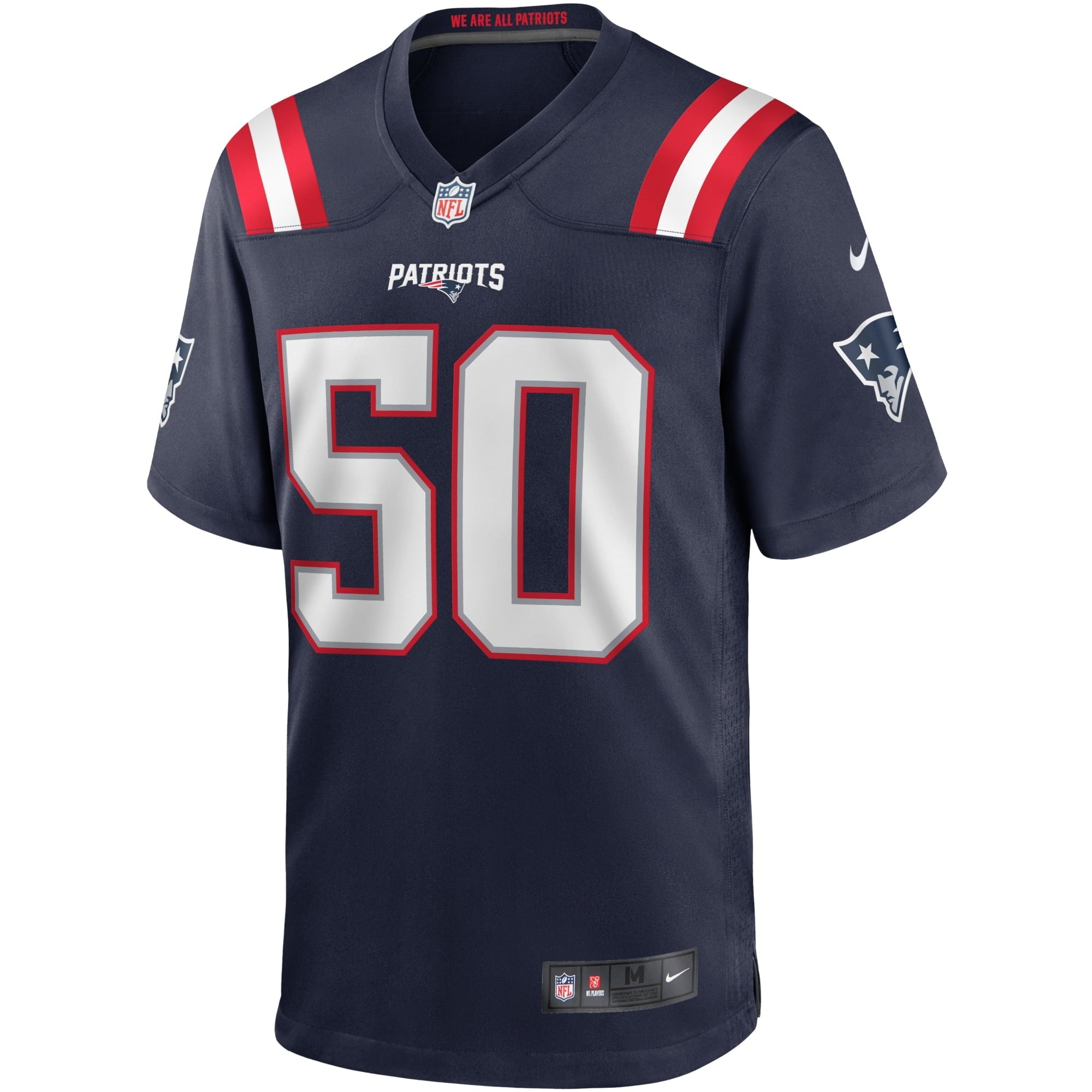 Men's Nike Chase Winovich Navy New England Patriots Game Player Jersey