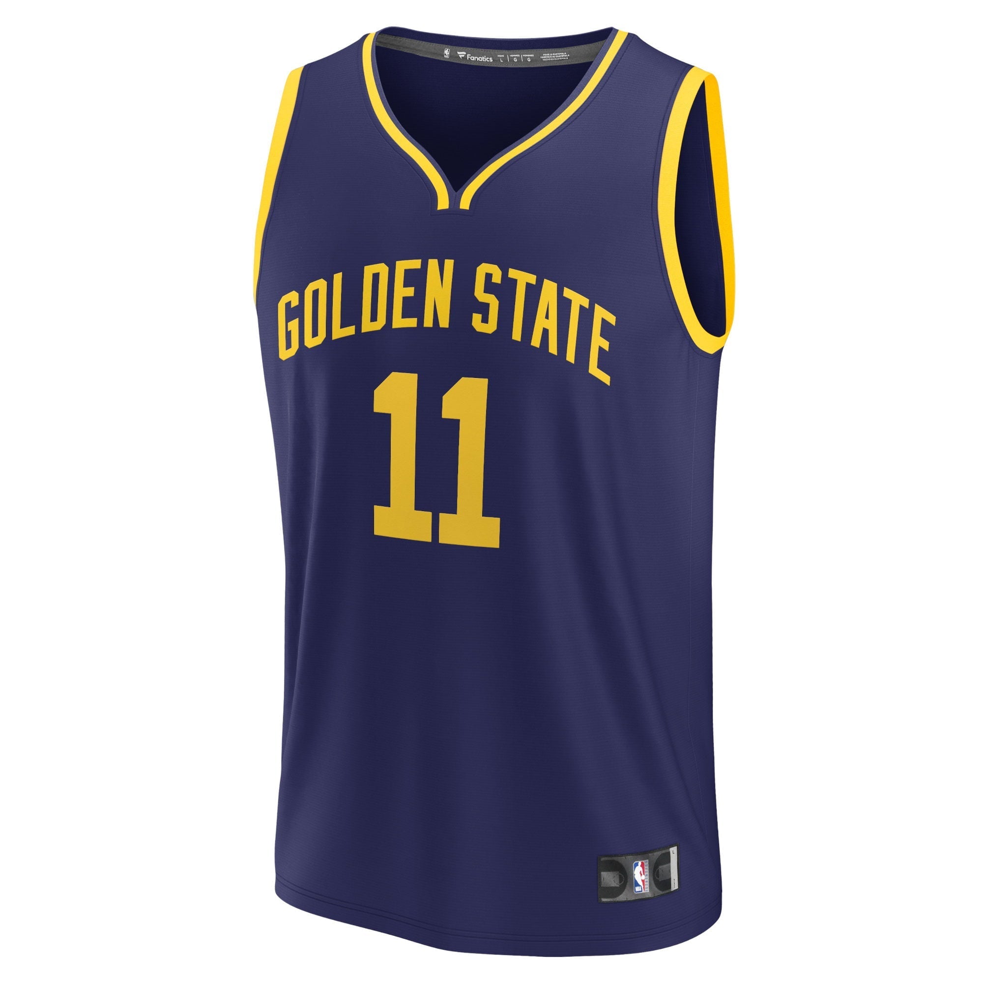 Youth Fanatics Branded Klay Thompson Navy Golden State Warriors Fast Break Player Jersey - Statement Edition