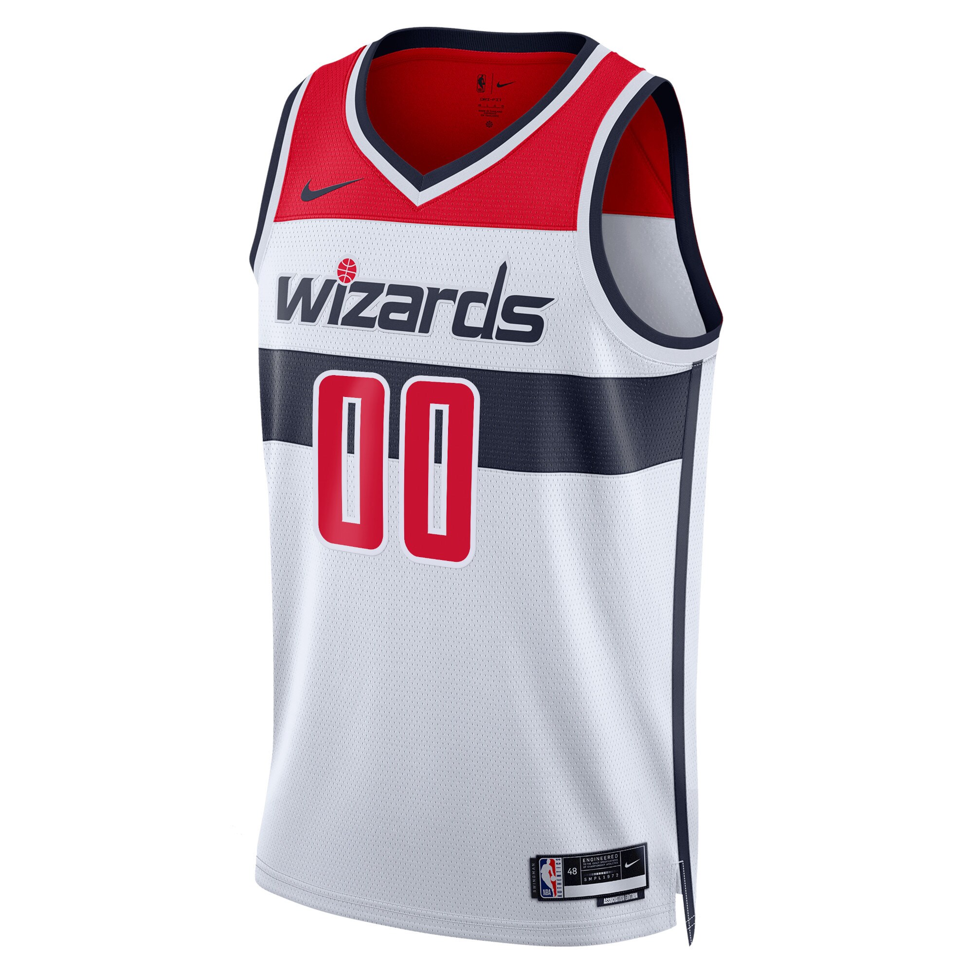 Washington Wizards Nike Unisex Swingman Custom Jersey White - Icon Edition
