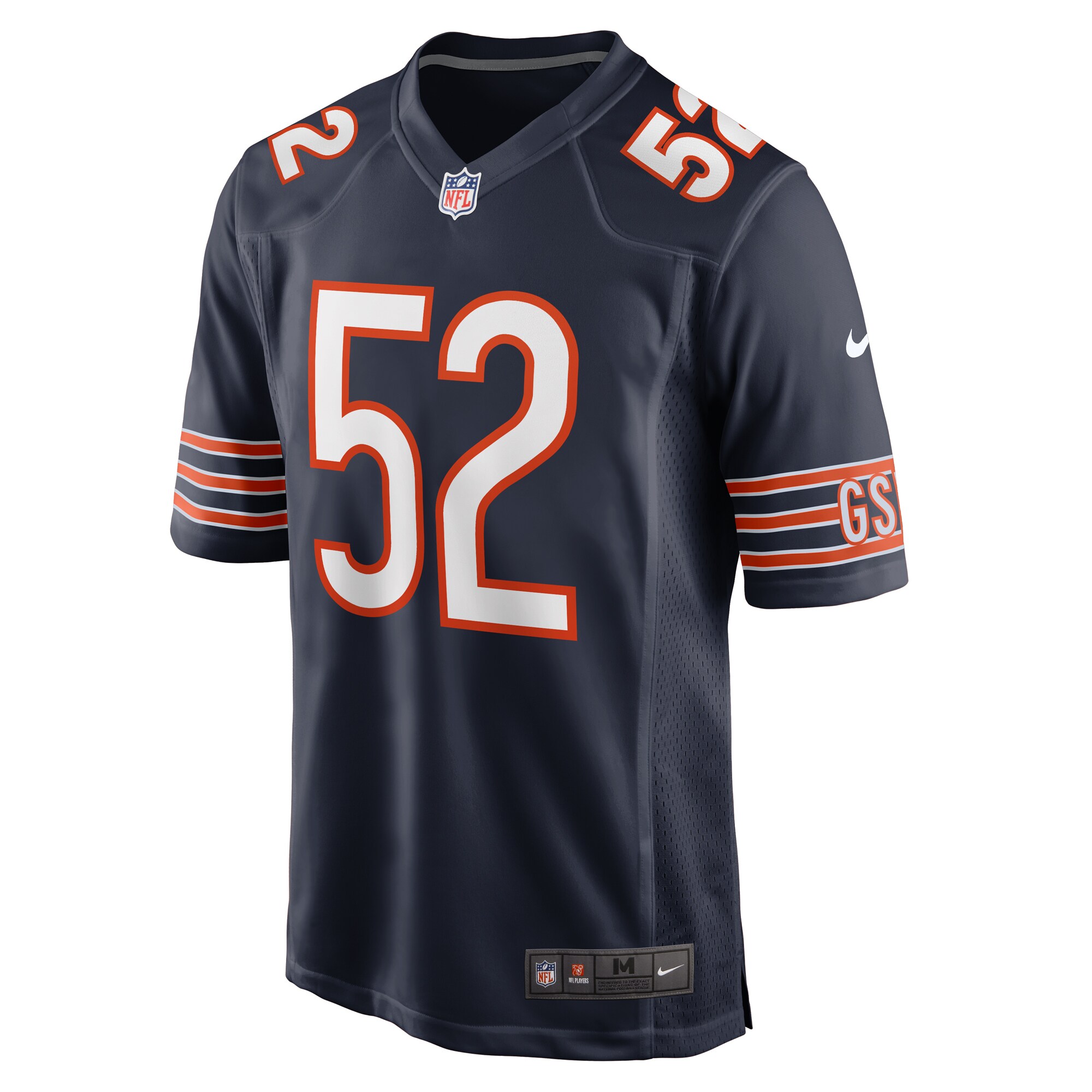 Khalid Kareem Chicago Bears Nike Team Game Jersey -  Navy