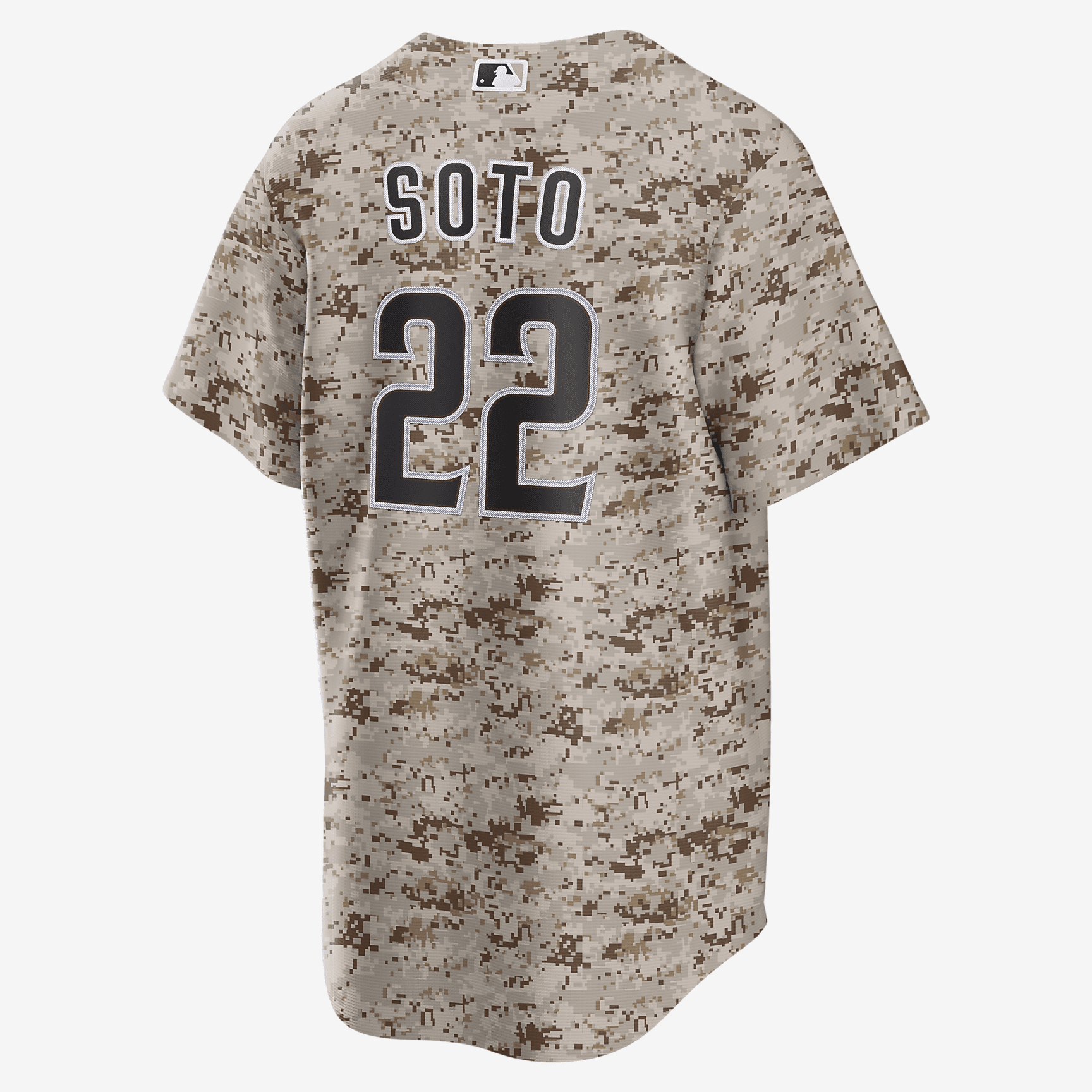 Juan Soto San Diego Padres USMC Men's Nike MLB Replica Jersey - Desert Camo