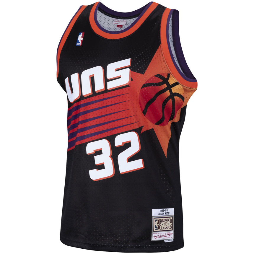 Men's Phoenix Suns Jason Kidd Mitchell & Ness Black 1999-2000 Hardwood Classics Swingman Jersey