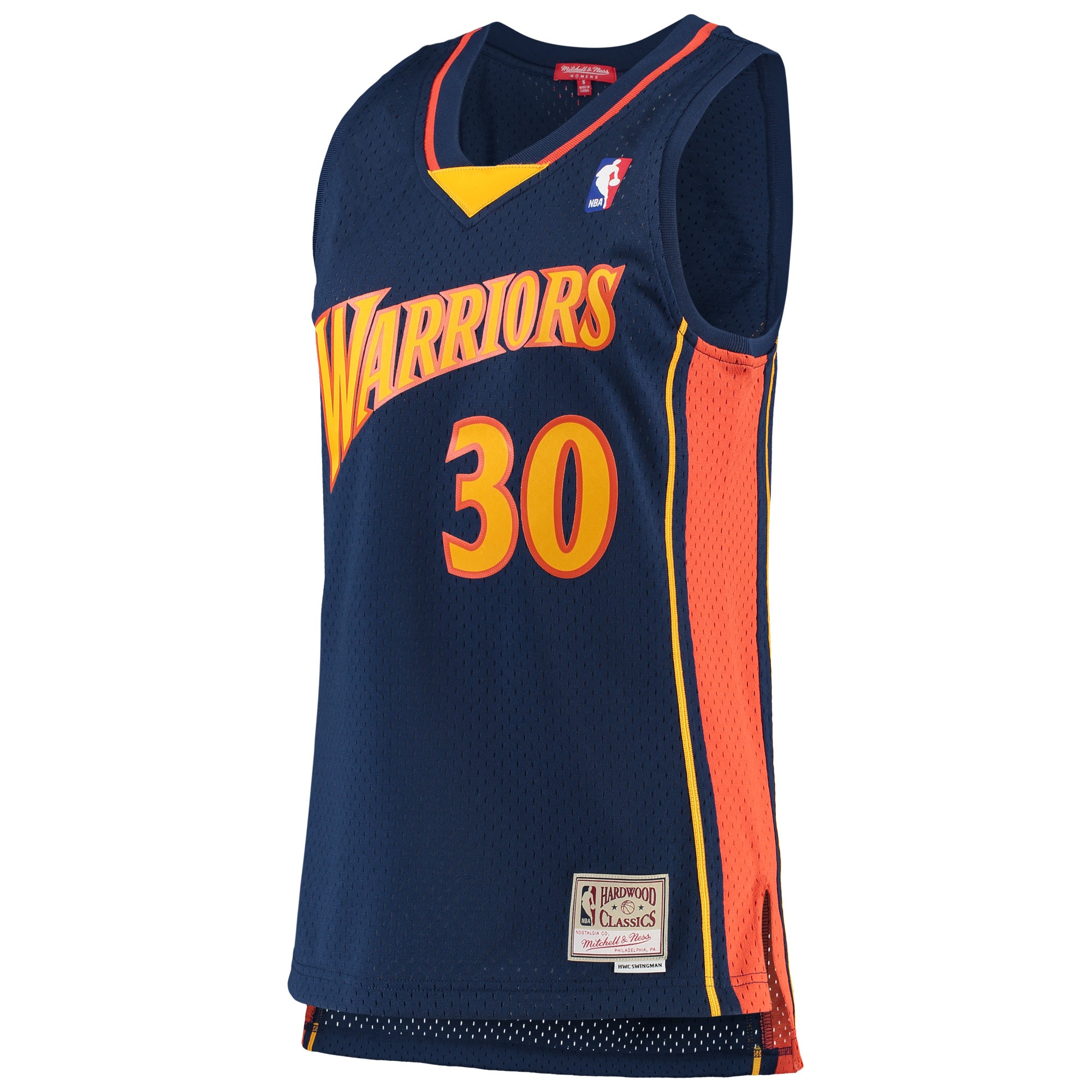 Stephen Curry Golden State Warriors Mitchell & Ness Women's 2009-10 Hardwood Classics Swingman Jersey - Navy
