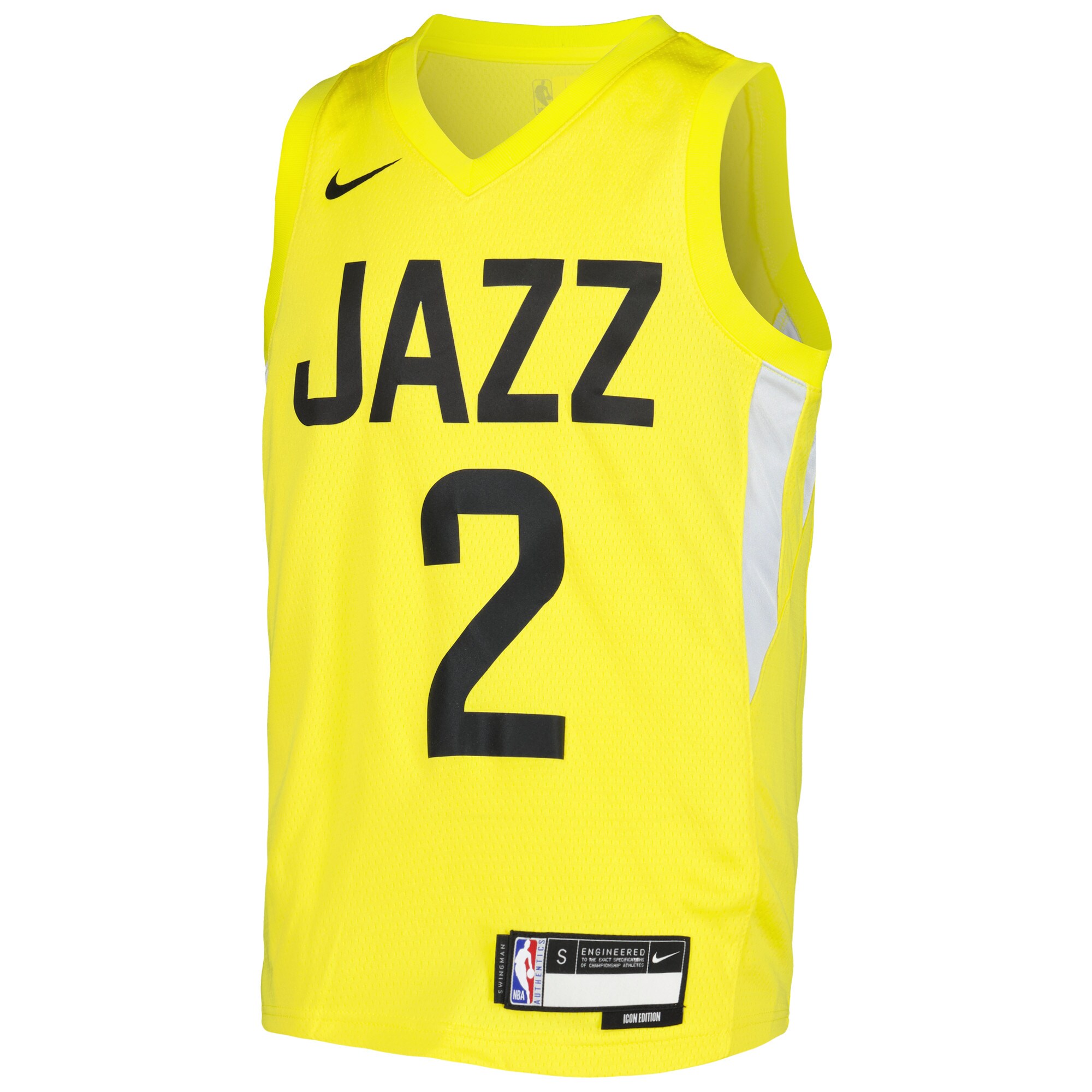 Collin Sexton Utah Jazz Nike Youth 2021/22 Swingman Jersey - Icon Edition - Yellow