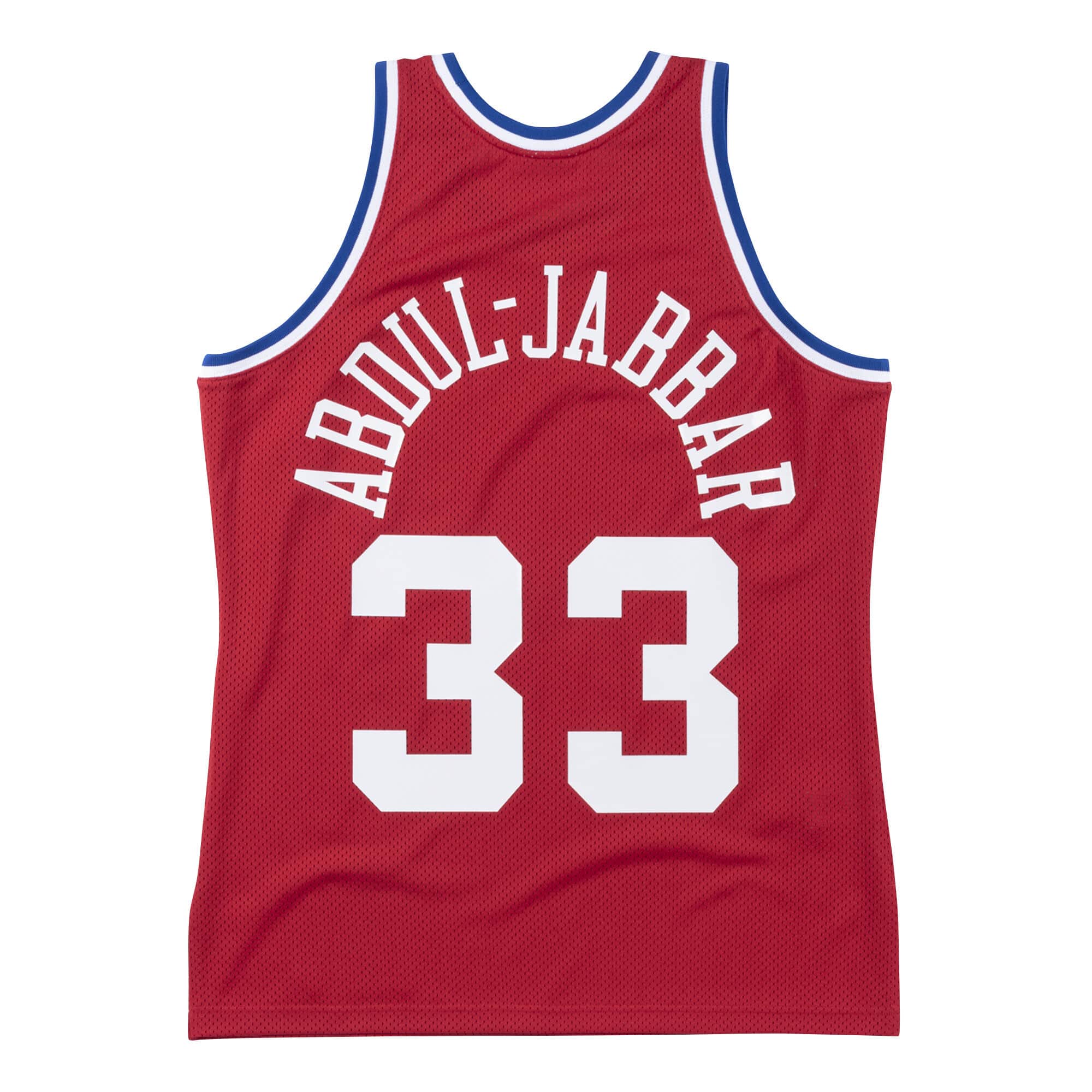 Authentic Jersey All-Star West 1988 Kareem Abdul-Jabbar