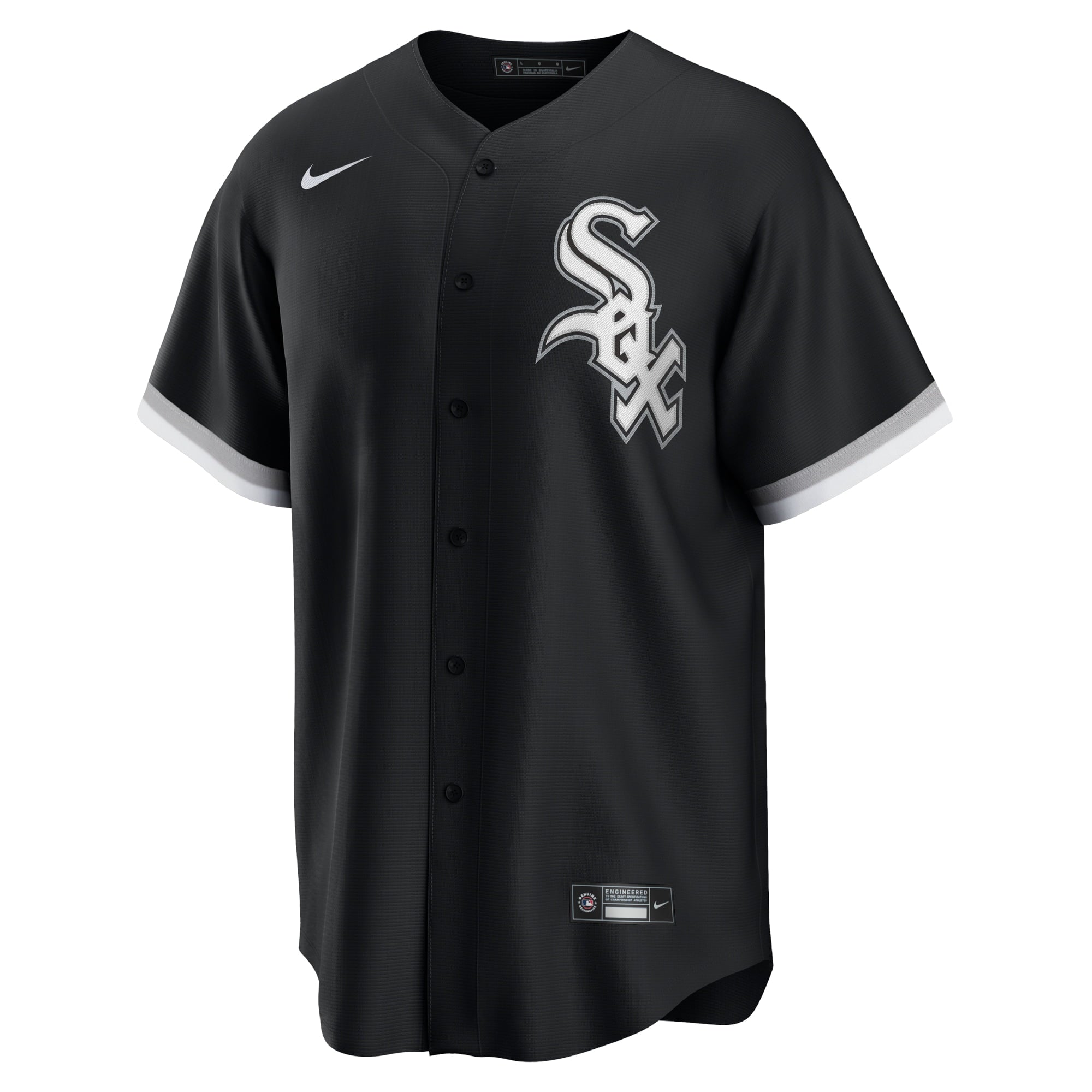 Men's Nike Yoan Moncada Black Chicago White Sox Alternate Replica Player Name Jersey