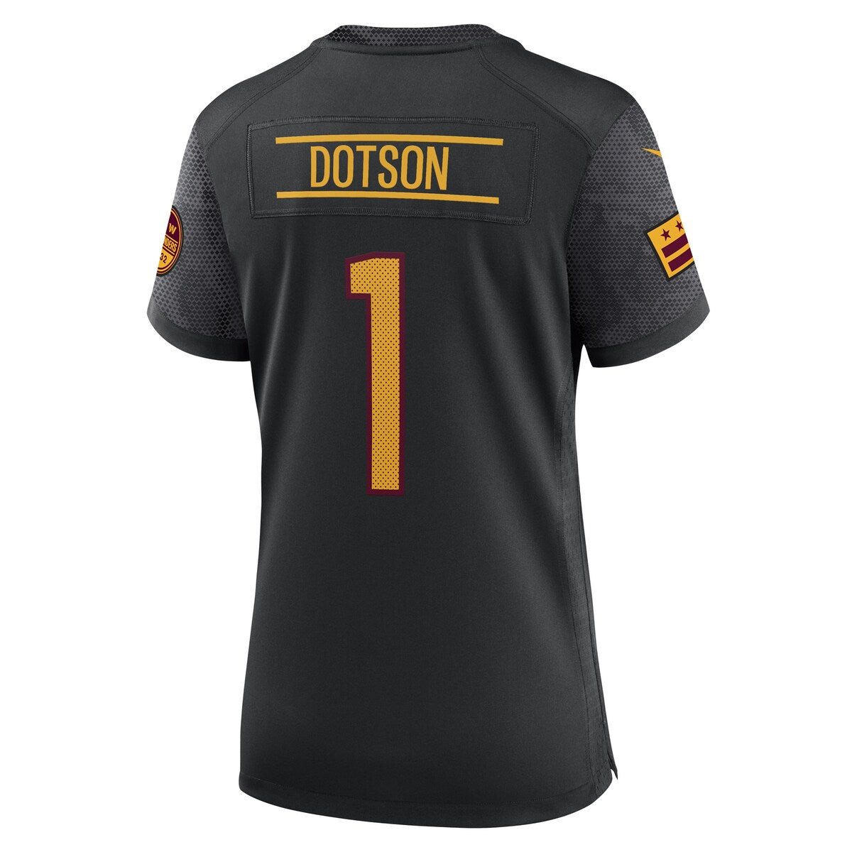 Women's Jahan Dotson Nike Commanders Alternate Game Jersey - Black