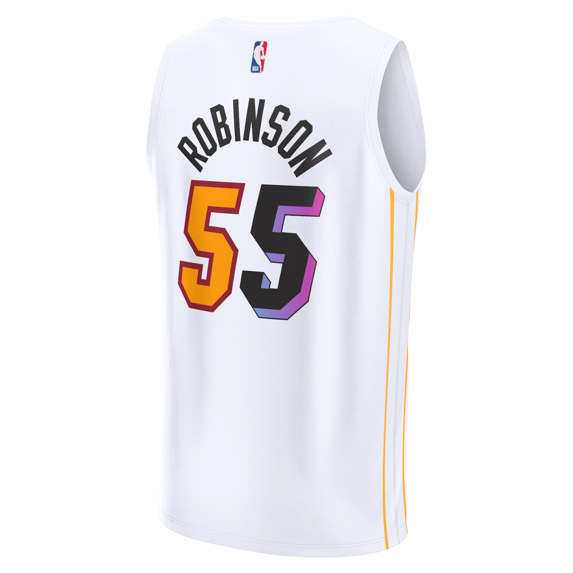 Duncan Robinson Miami Heat Fanatics Branded 2022/23 Fastbreak Jersey - City Edition - White