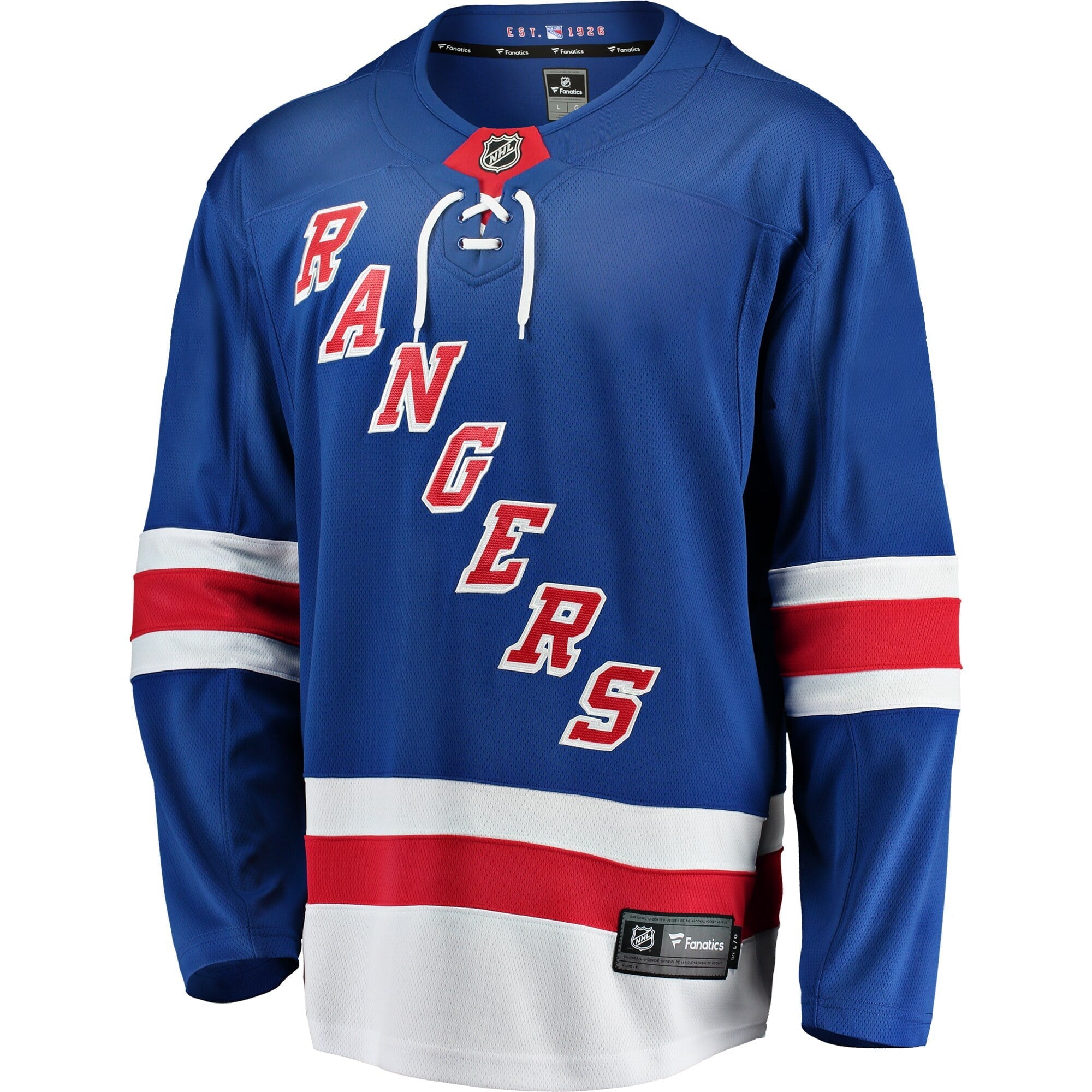 Men's Fanatics Branded Blue New York Rangers Breakaway Home Jersey