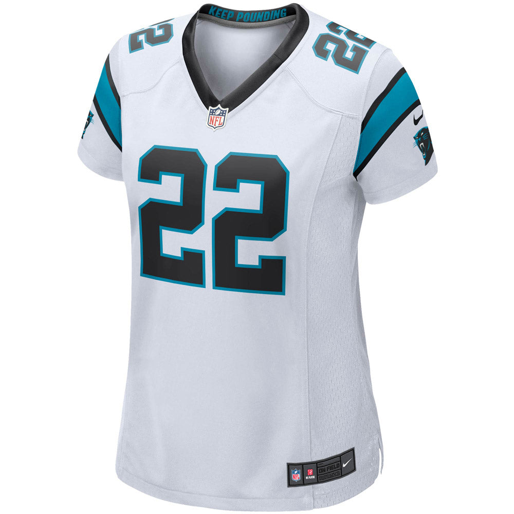 Women's Carolina Panthers Christian McCaffrey Game Player Jersey White