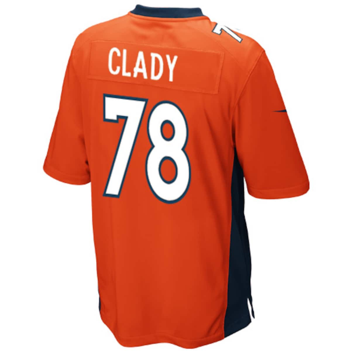 Boys' Grade School Ryan Clady Nike Broncos Game Jersey - Orange