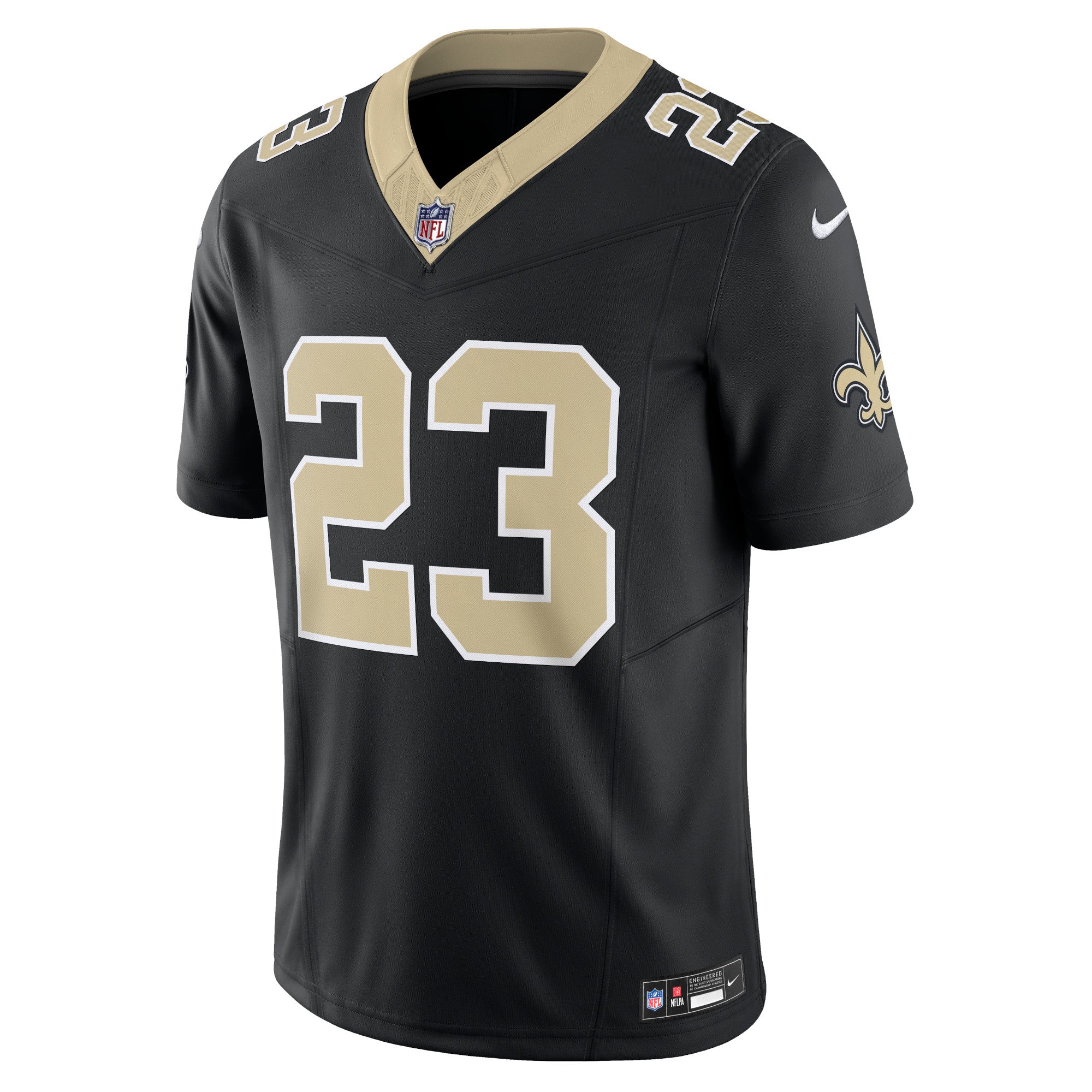 Men's Nike Marshon Lattimore Black New Orleans Saints Vapor F.U.S.E. Limited Jersey