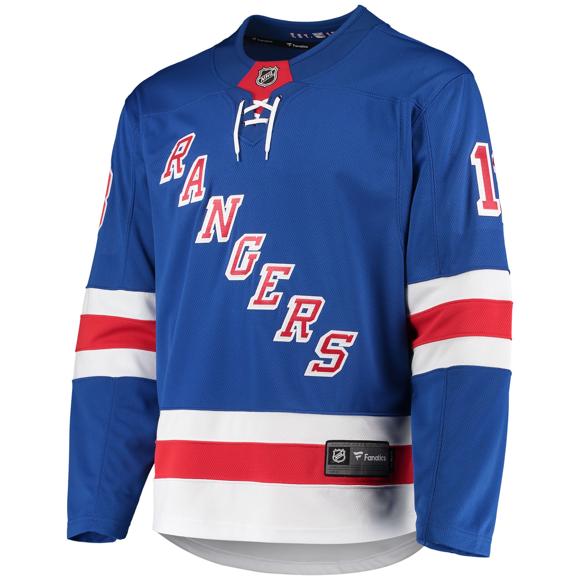 Alexis Lafreniere New York Rangers Fanatics Branded Premier Breakaway Player Jersey - Blue