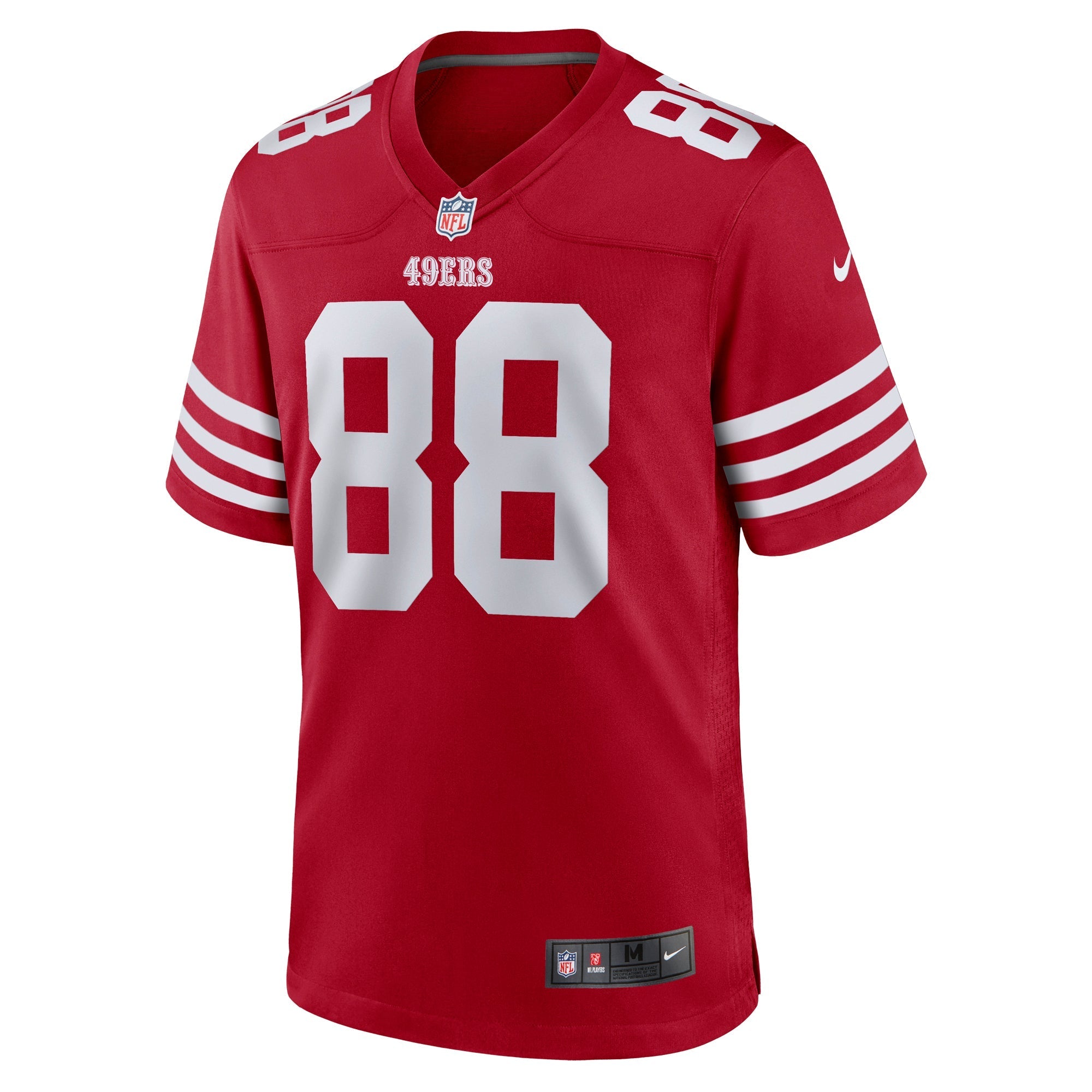 Men's Nike Tyron Johnson Scarlet San Francisco 49ers Team Game Jersey