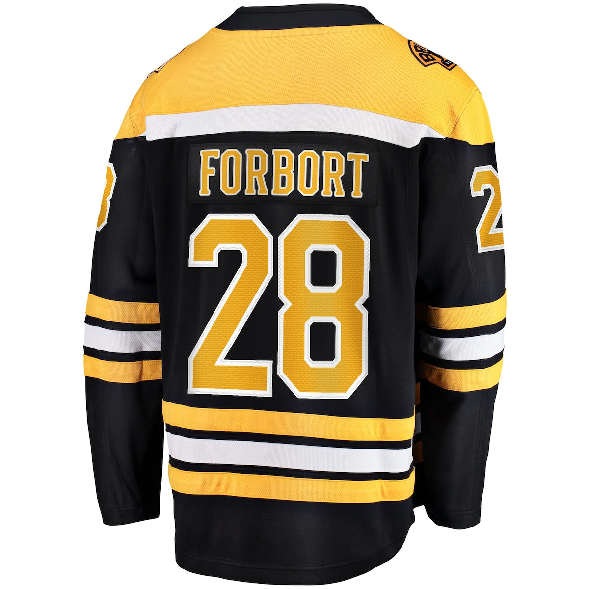 Men's Derek Forbort Fanatics Bruins 2017/18 Home Breakaway Replica Jersey - Black