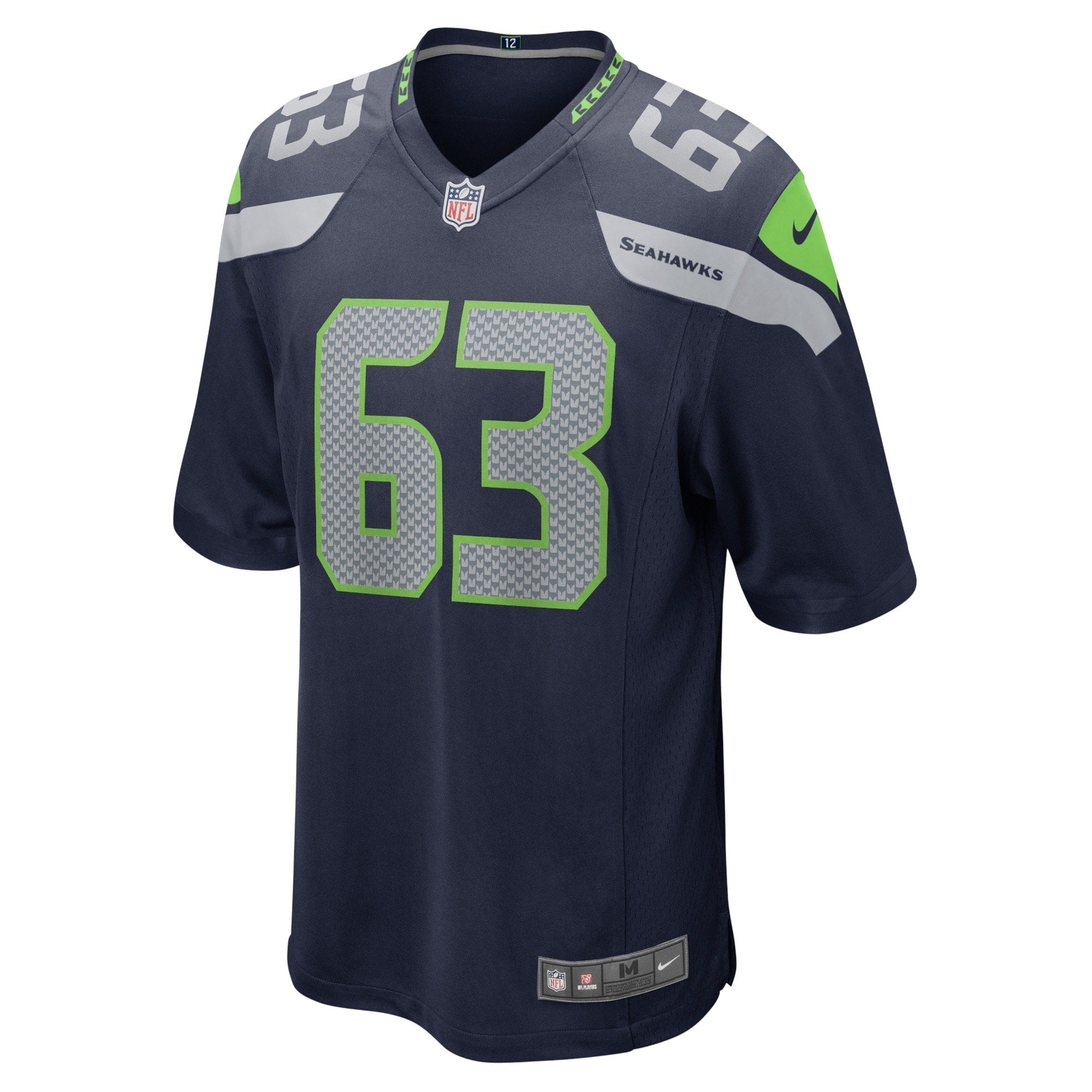 Men's Nike Austin Blythe College Navy Seattle Seahawks Game Jersey