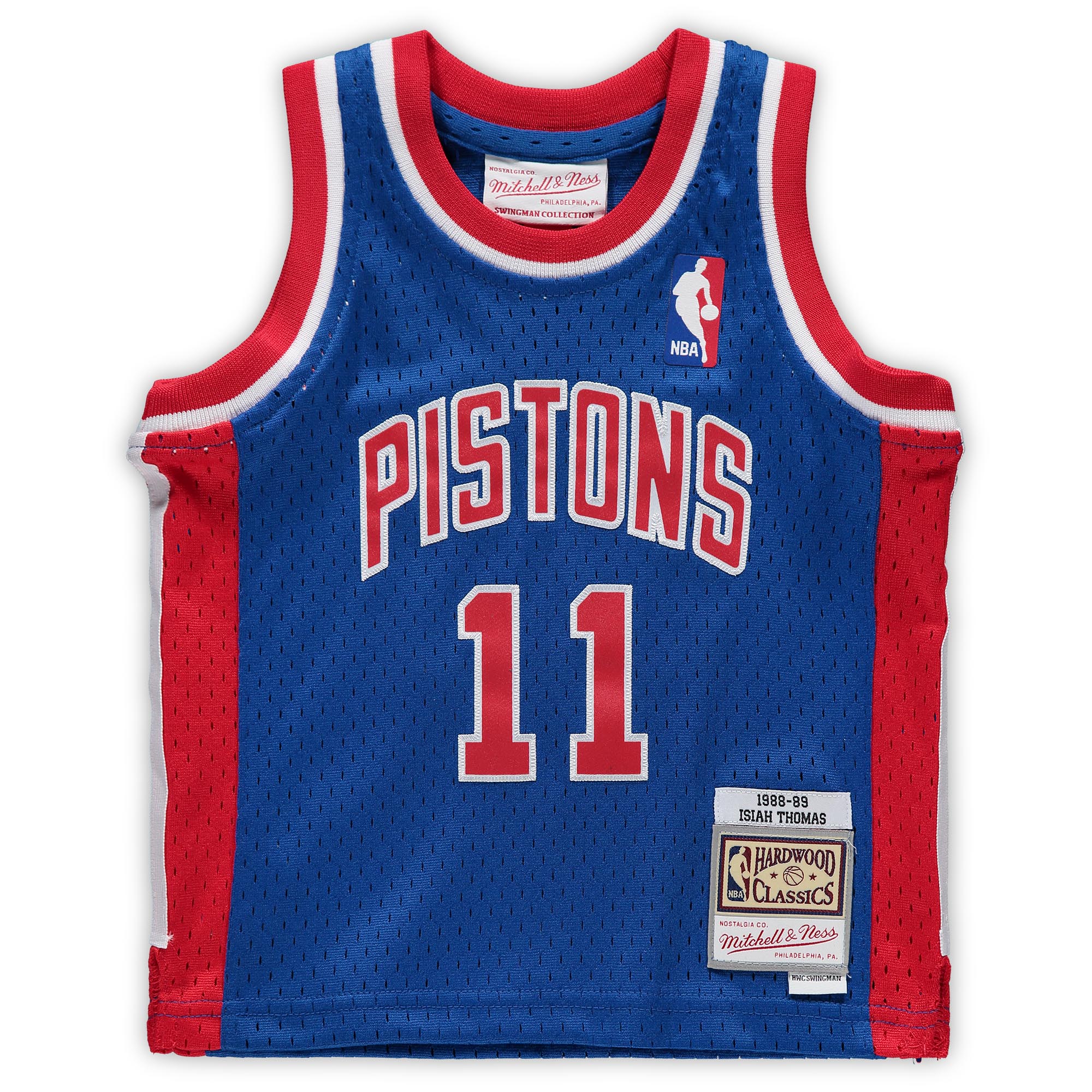 Isiah Thomas Detroit Pistons Mitchell & Ness Infant 1988/89 Hardwood Classics Retired Player Jersey - Blue