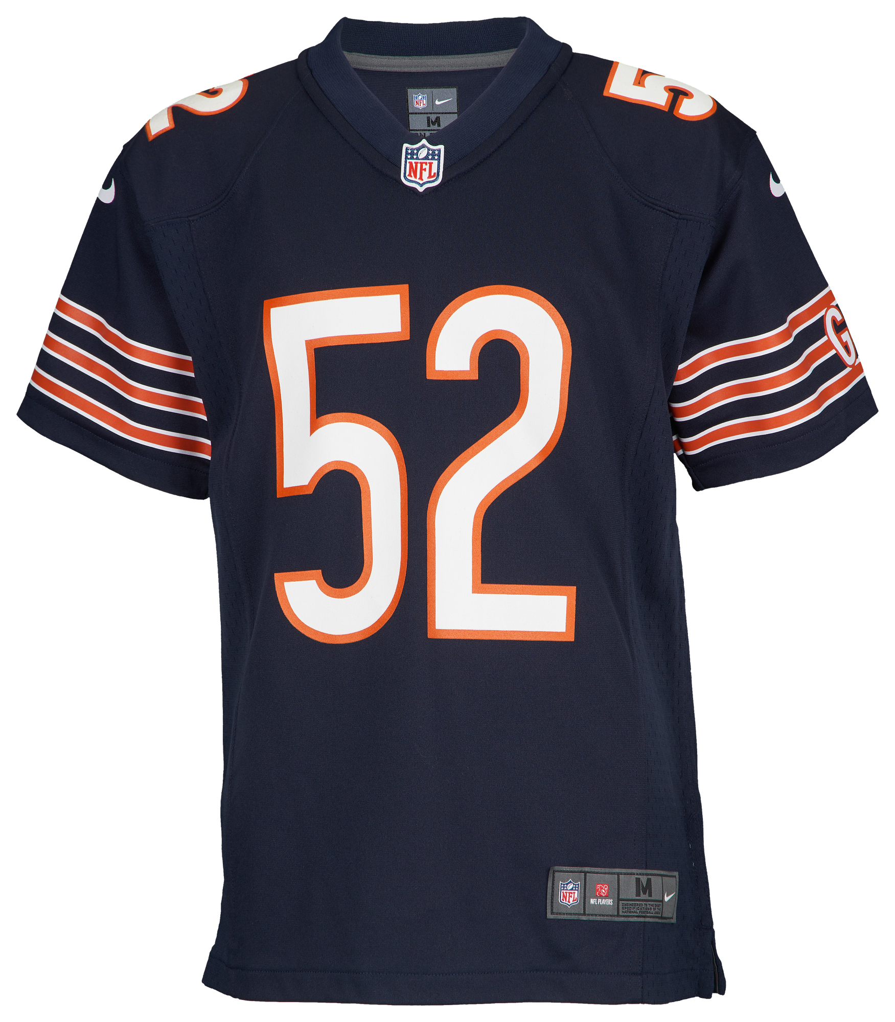 Boys' Grade School Mack Khalil Nike Bears Team Color Game Day Jersey - Navy