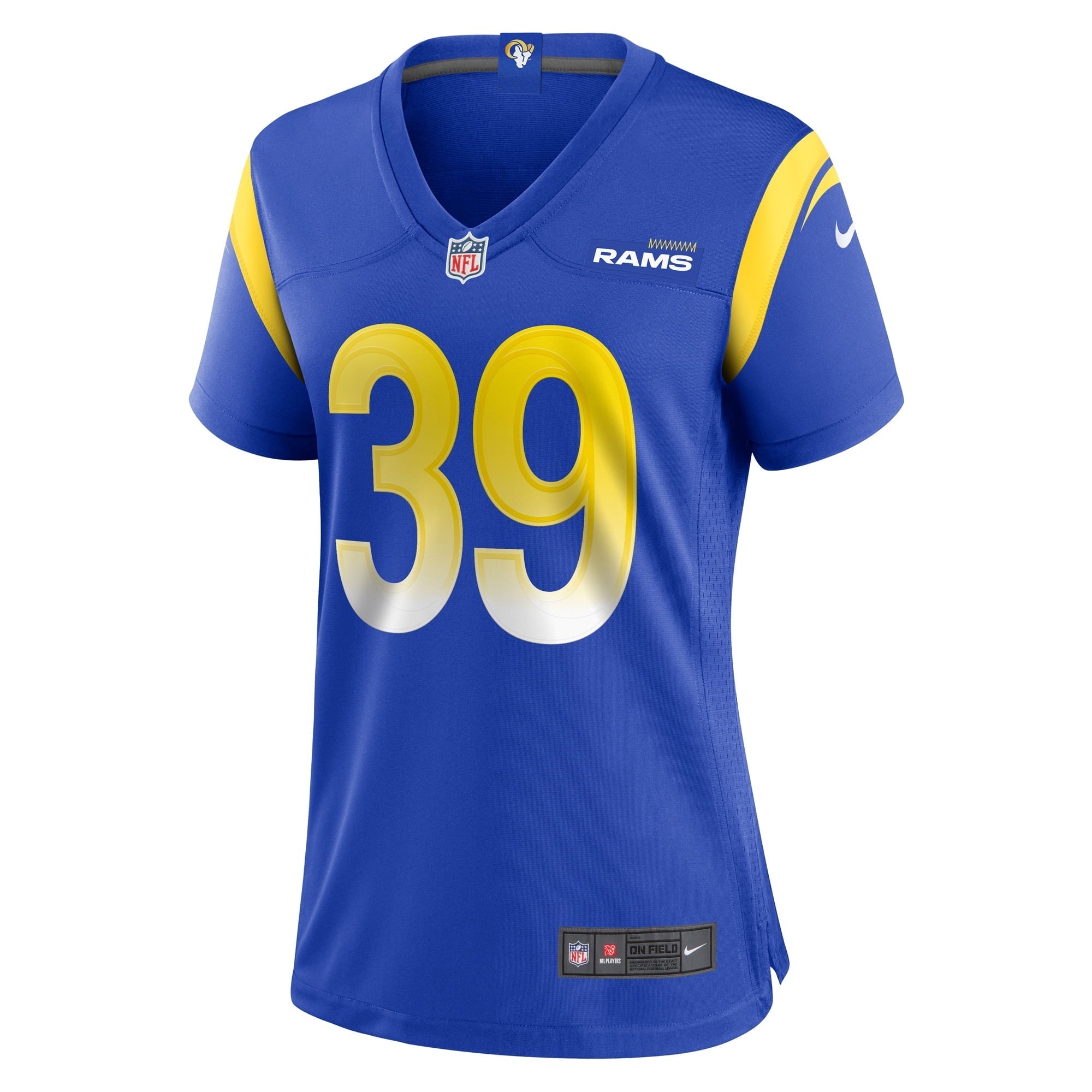 Women's Nike Quindell Johnson Royal Los Angeles Rams Home Game Jersey