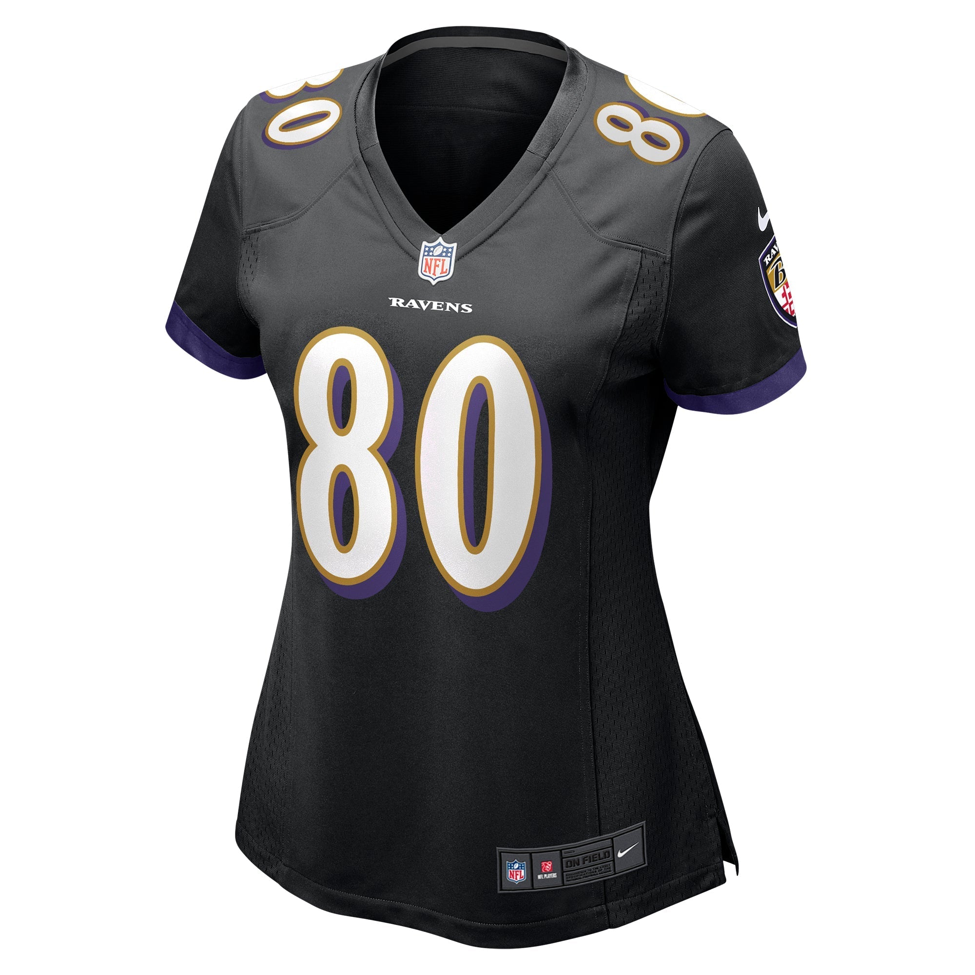 Women's Nike Isaiah Likely Black Baltimore Ravens Alternate Game Jersey