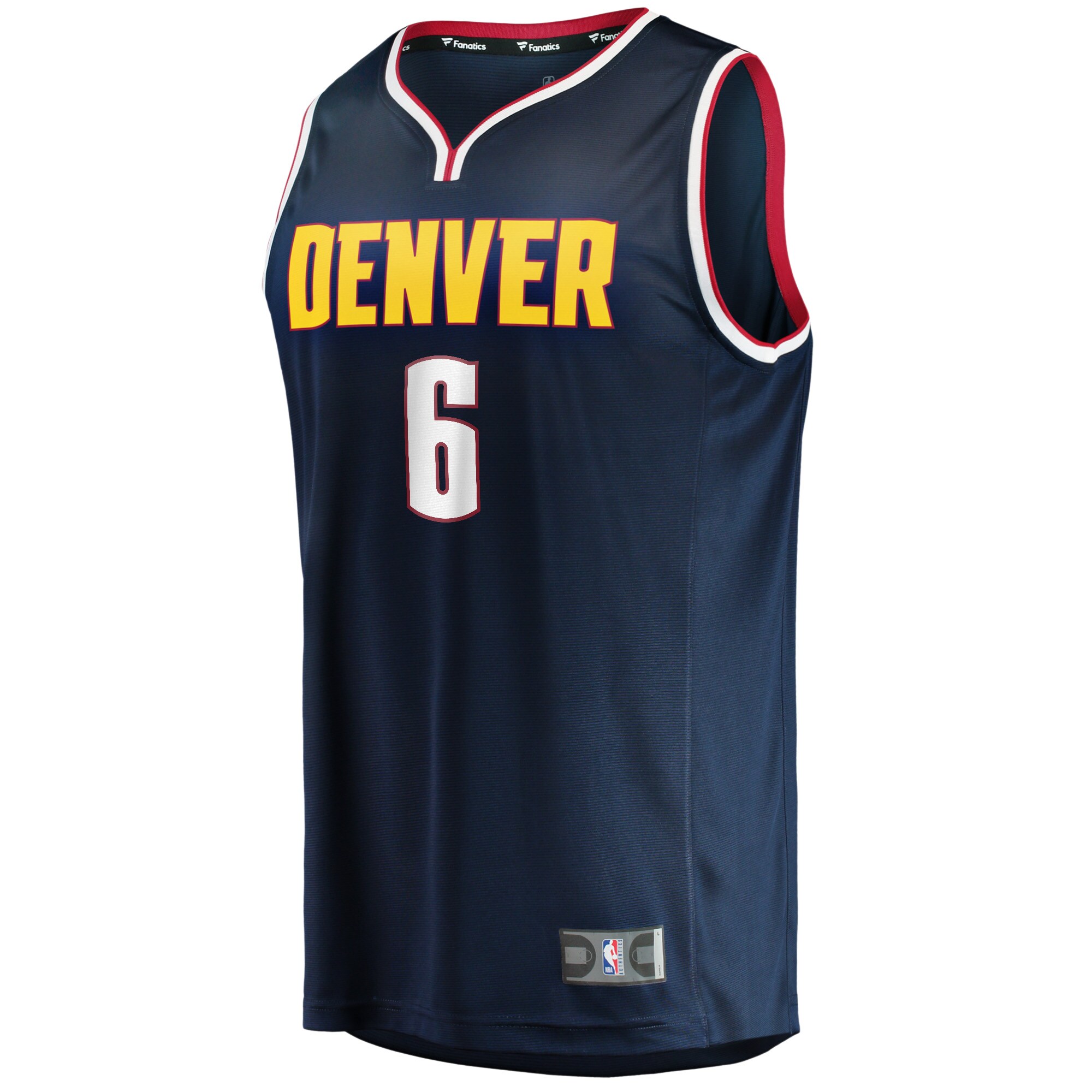 DeAndre Jordans Denver Nuggets Fanatics Branded Fast Break Player Jersey - Icon Edition - Navy