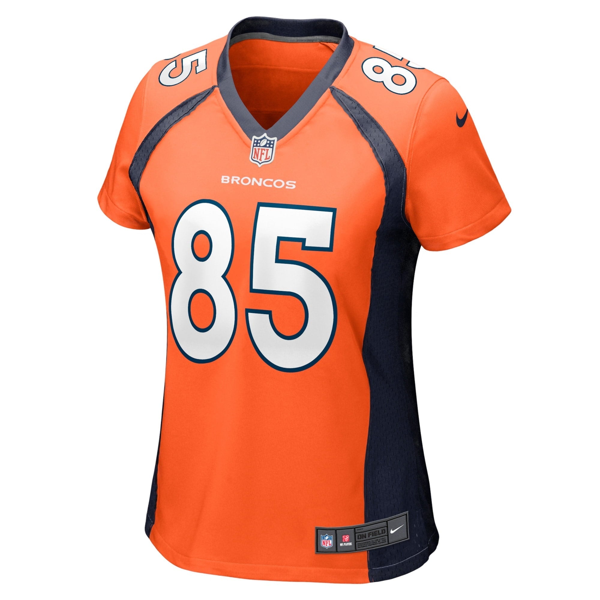 Women's Nike Albert Okwuegbunam Orange Denver Broncos Game Jersey