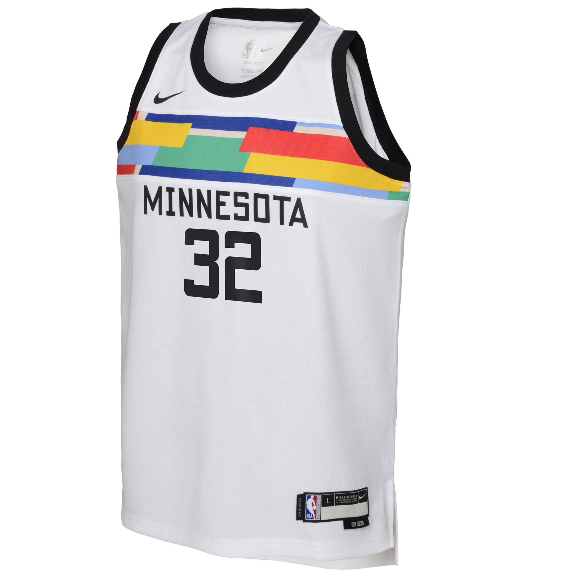 Karl-Anthony Towns Minnesota Timberwolves Nike Youth 2022/23 Swingman Jersey - City Edition - White