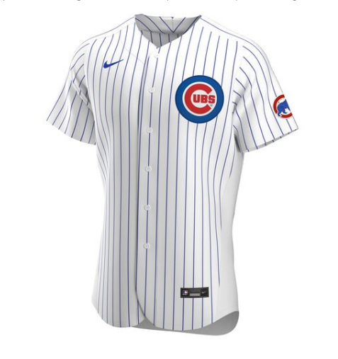 Men's Chicago Cubs Anthony Rizzo White Home Authentic Player Jersey