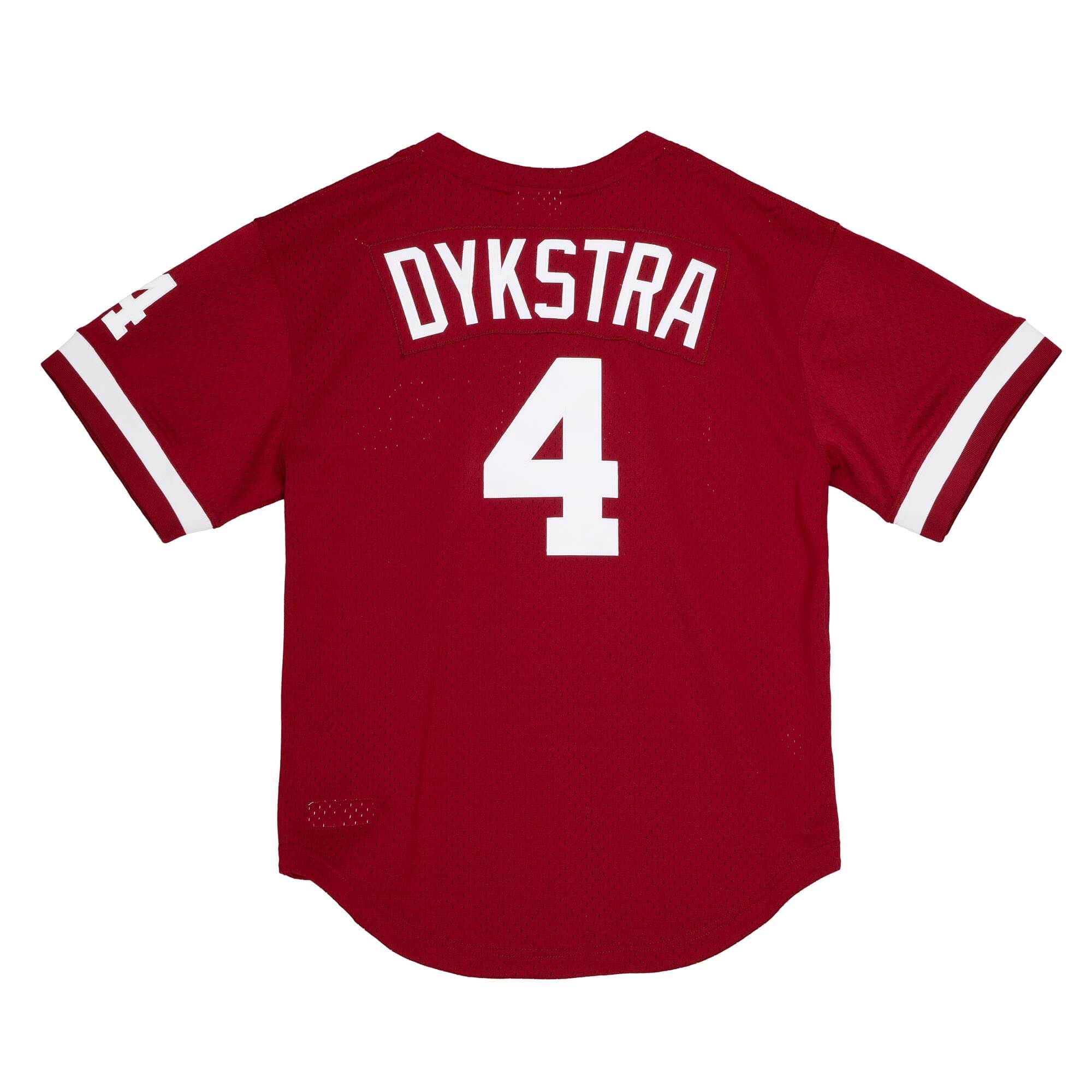 Authentic Lenny Dykstra Philadelphia Phillies 1991 Pullover Jersey