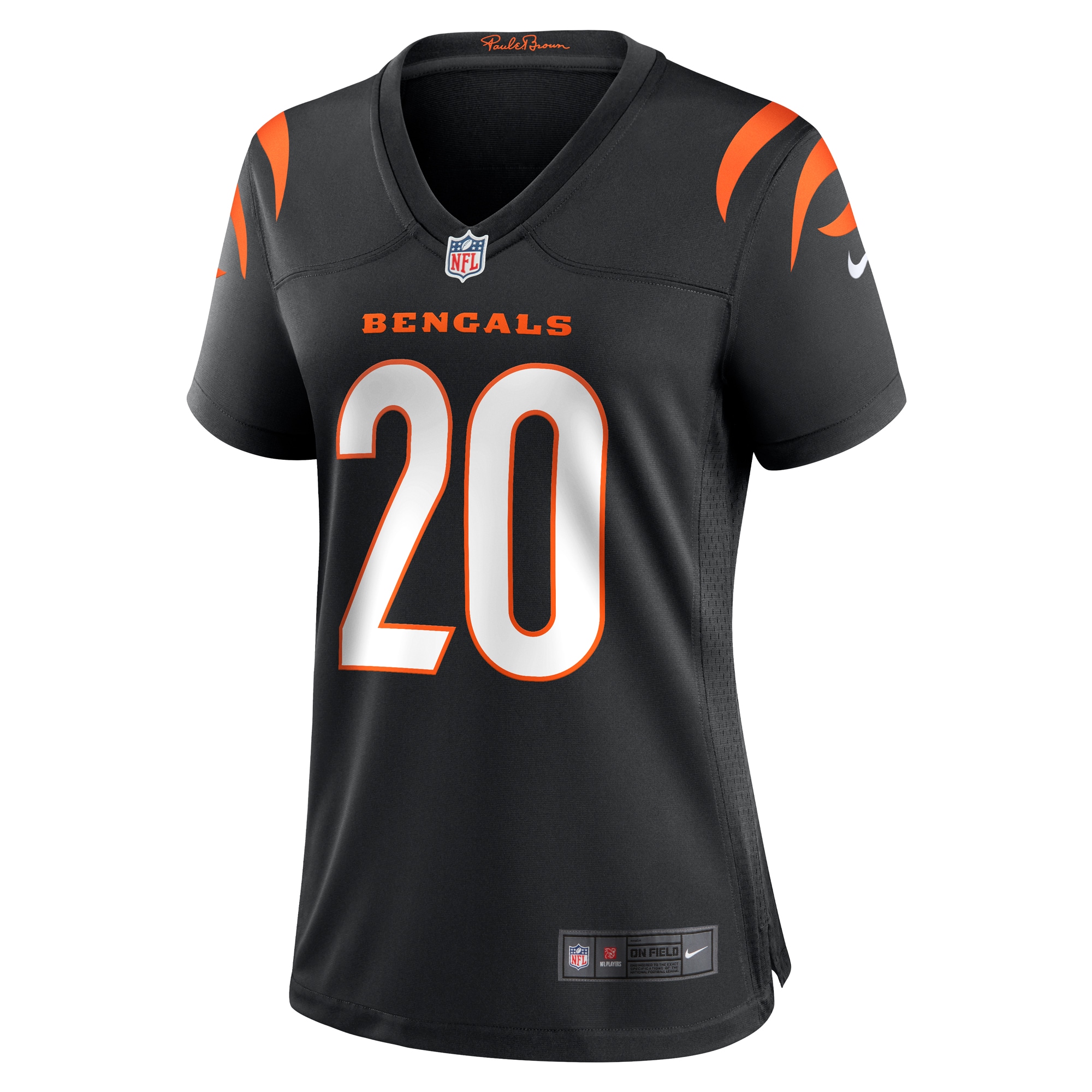 DJ Turner Cincinnati Bengals Nike Women's Team Game Jersey -  Black