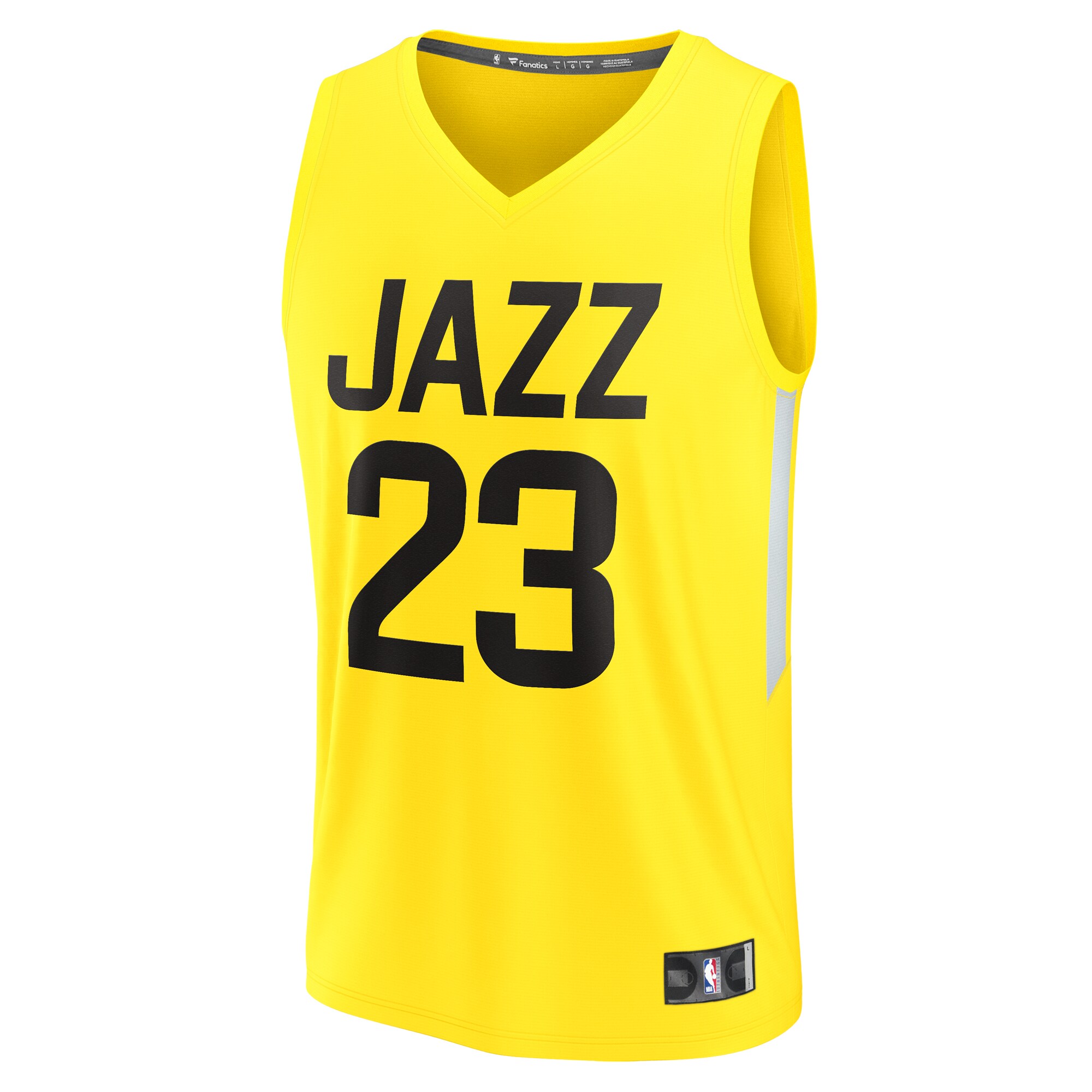 Lauri Markkanen Utah Jazz Fanatics Branded Youth Fast Break Player Jersey - Icon Edition - Yellow