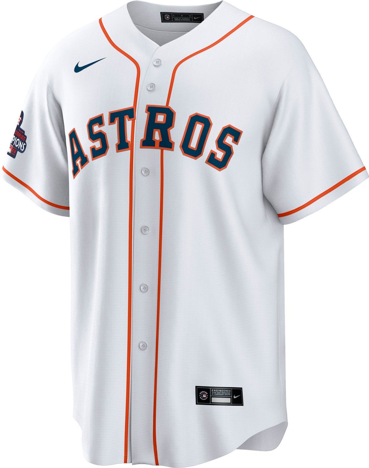 Nike Men's Houston Astros Jose Altuve 2022 World Series Champs Replica Jersey