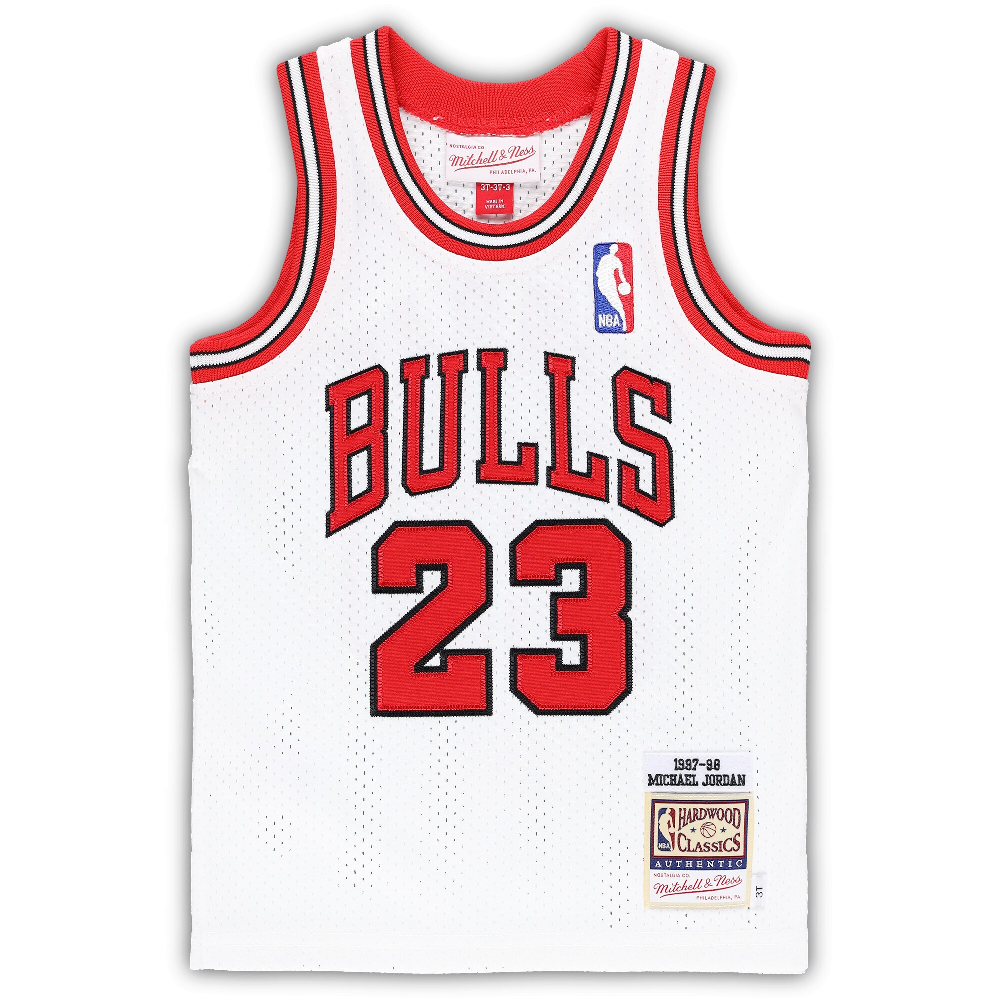 Michael Jordans Chicago Bulls Mitchell & Ness Toddler 1997/98 Hardwood Classics Authentic Jersey - White