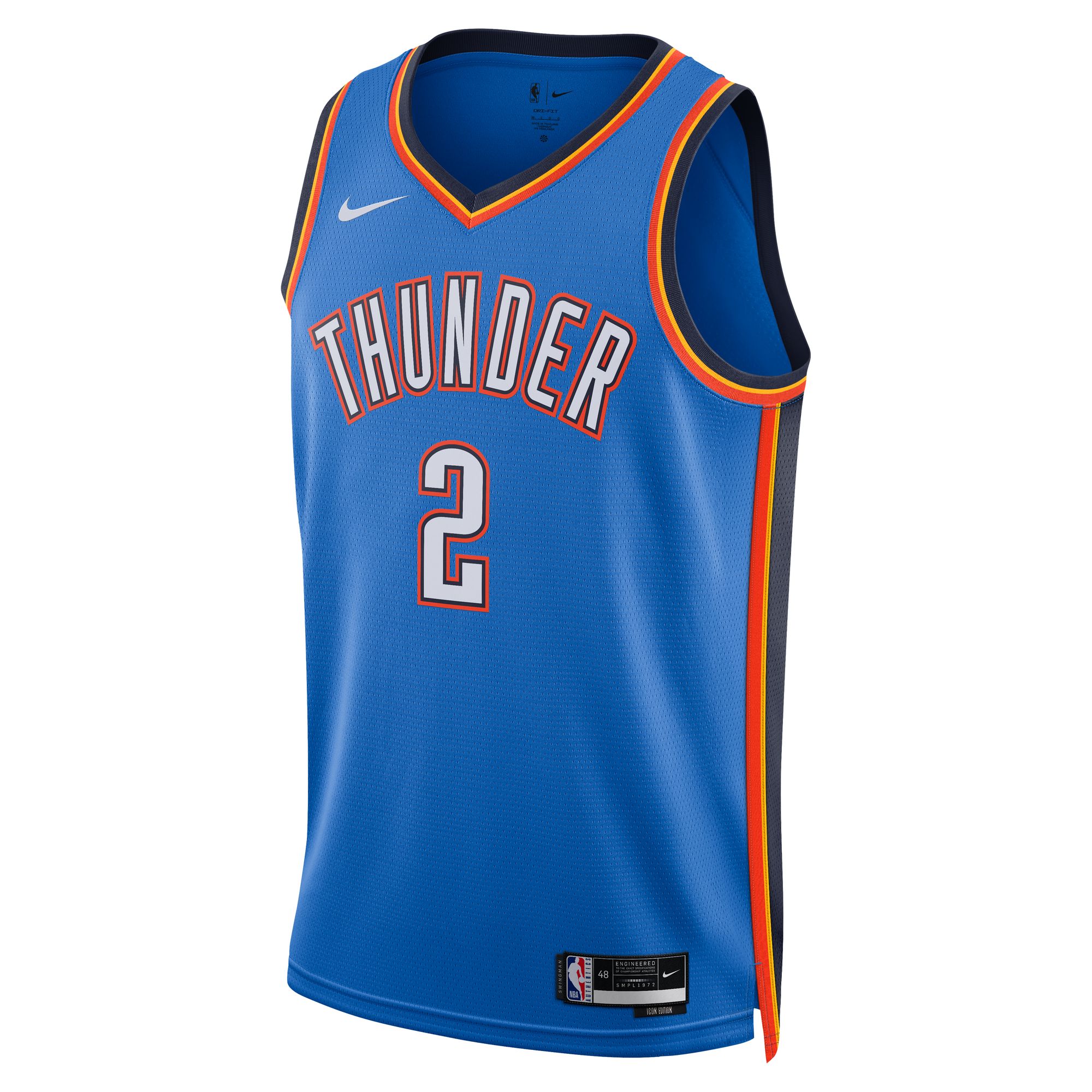 Shai Gilgeous-Alexander Oklahoma City Thunder Nike Unisex Swingman Jersey - Association Edition - Blue