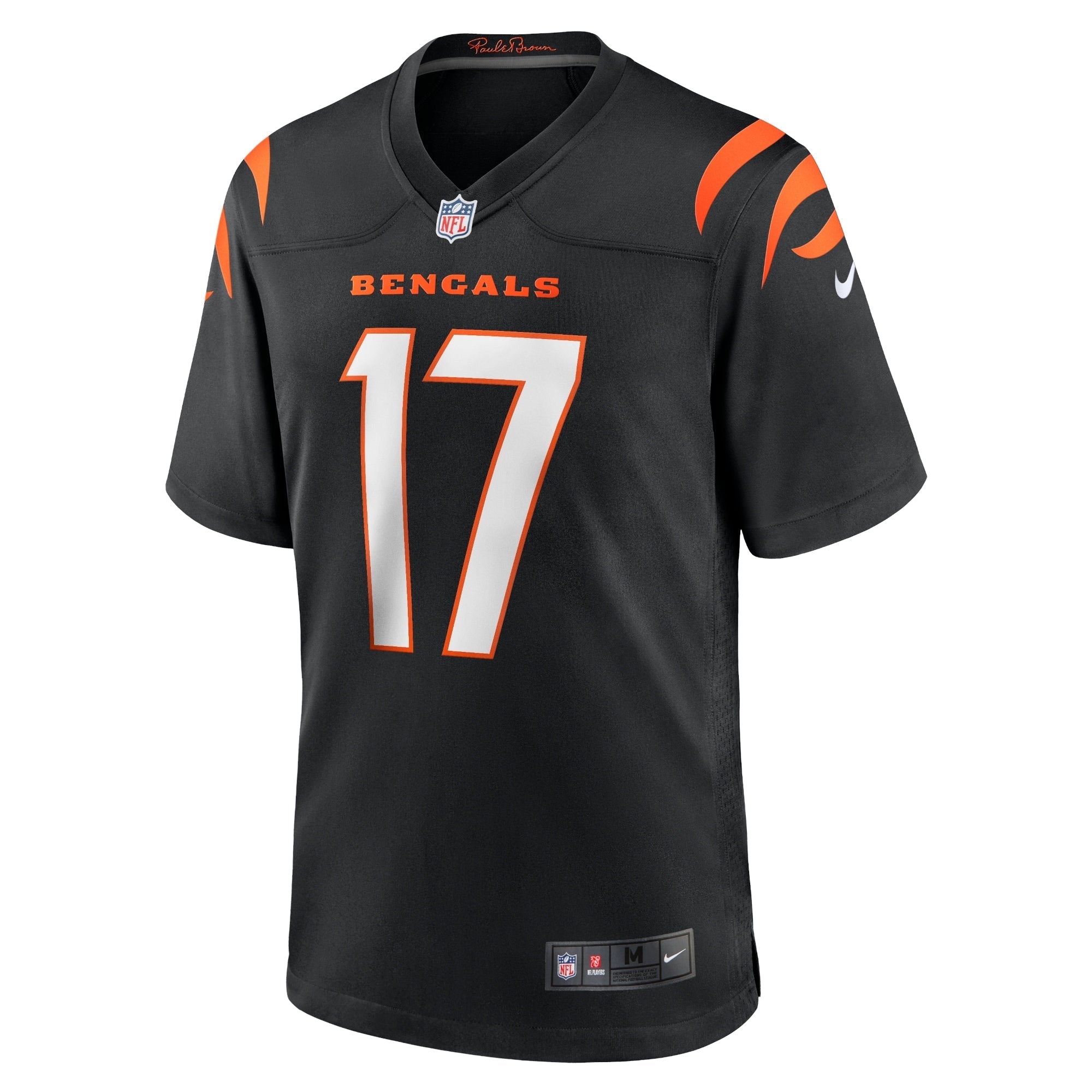 Men's Nike Stanley Morgan Black Cincinnati Bengals Player Game Jersey